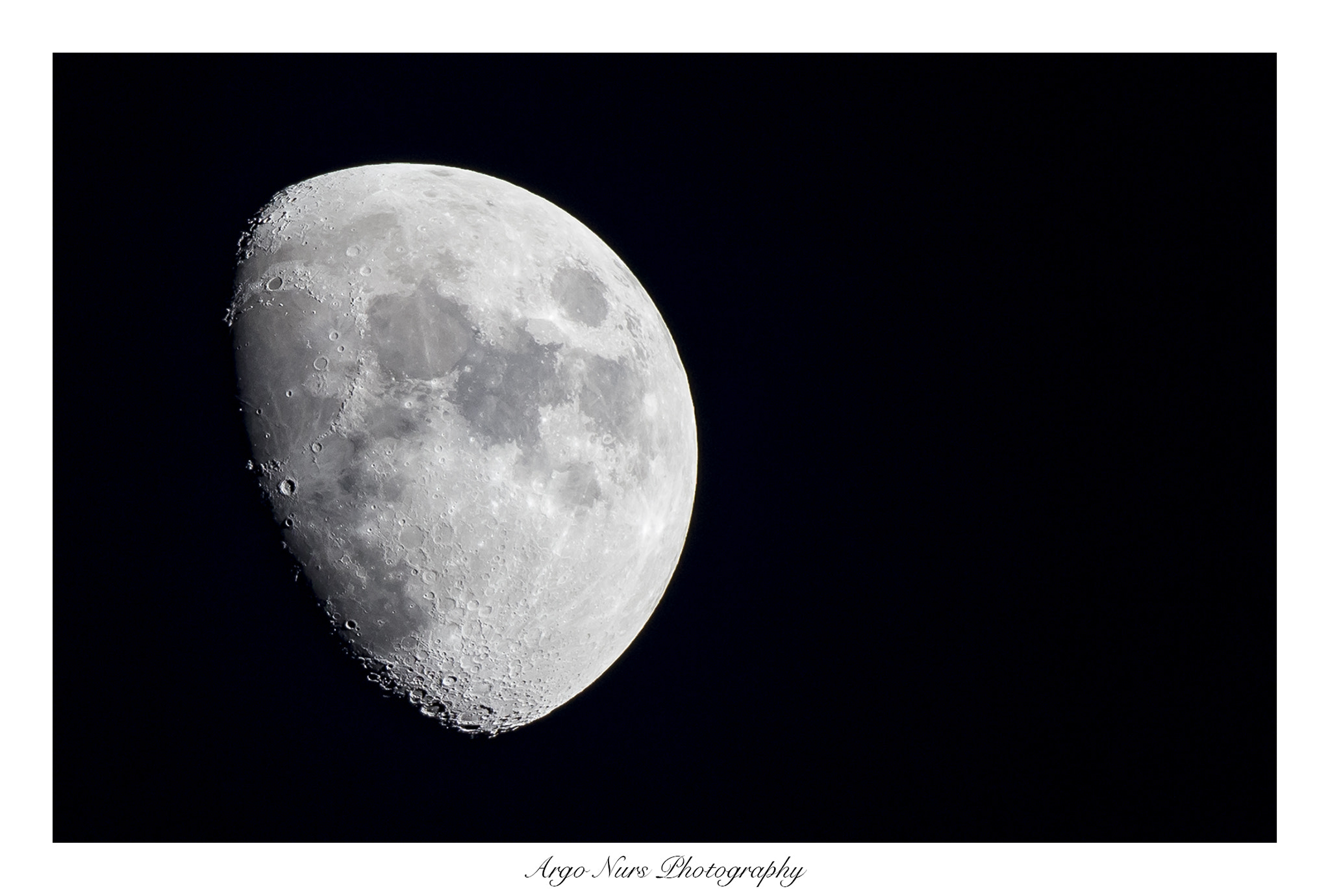 Canon EF 500mm F4L IS USM sample photo. Moon photography