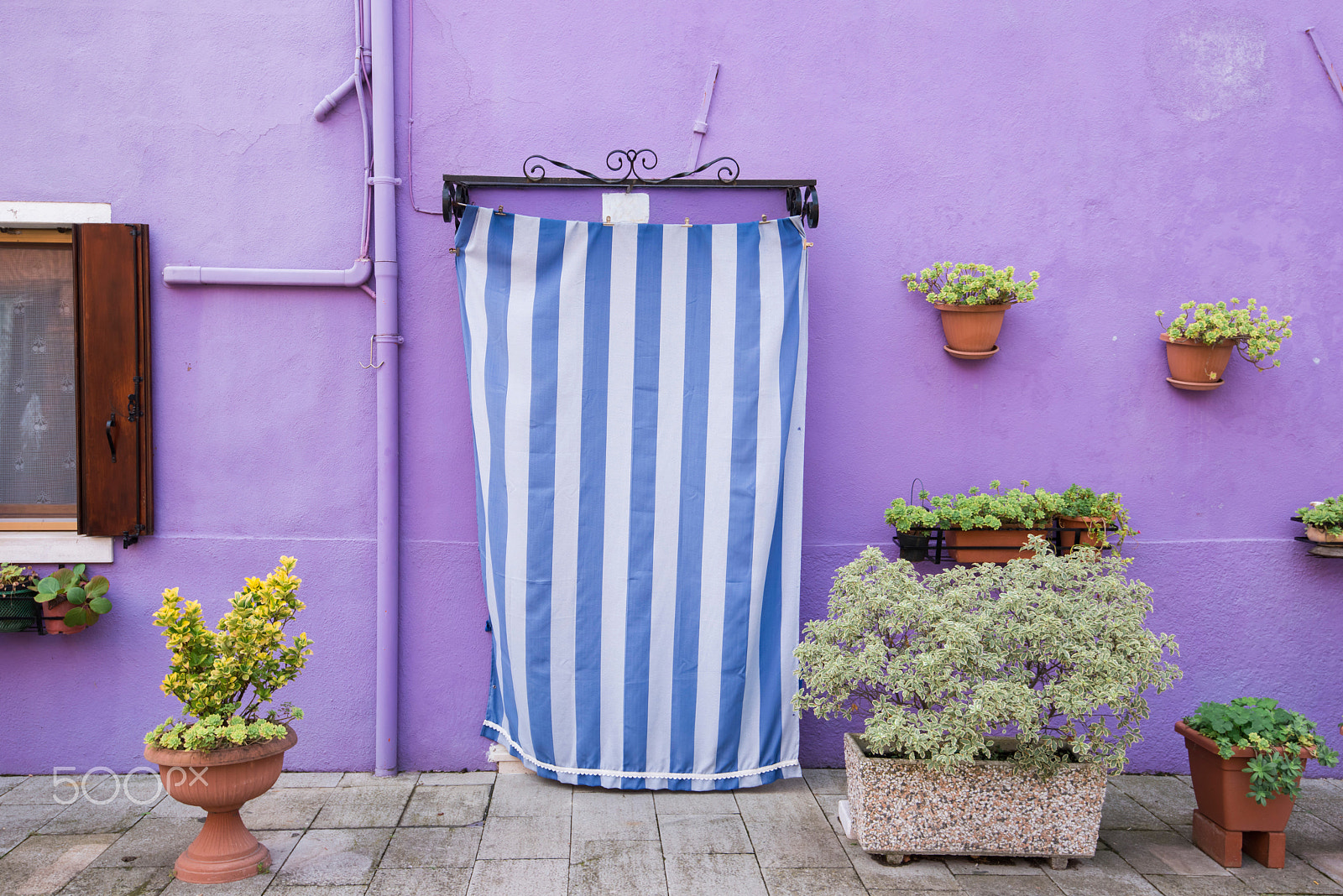 Nikon D810 sample photo. Burano houses photography