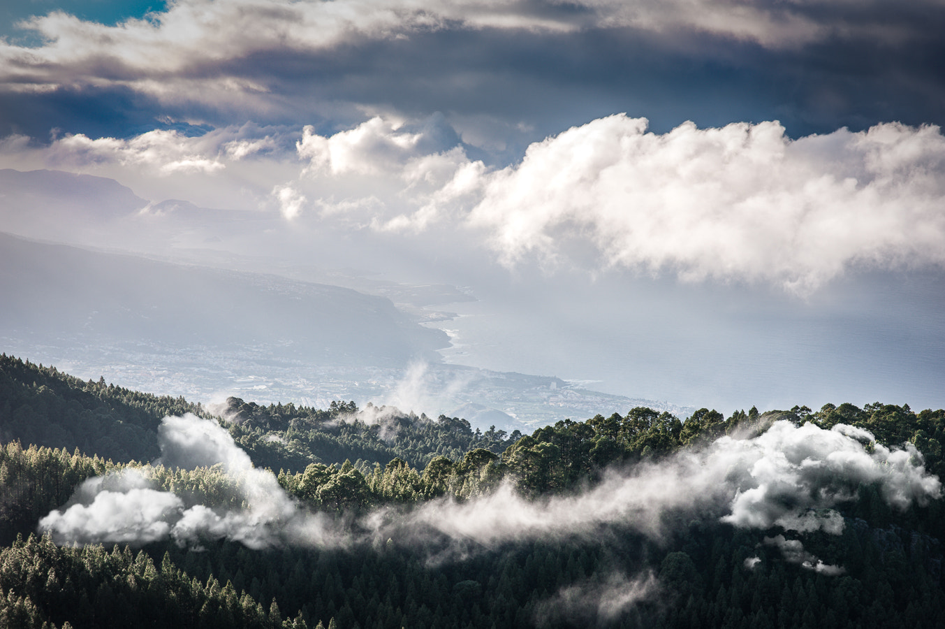 Sigma 85mm F1.4 EX DG HSM sample photo. Tenerife clouds photography