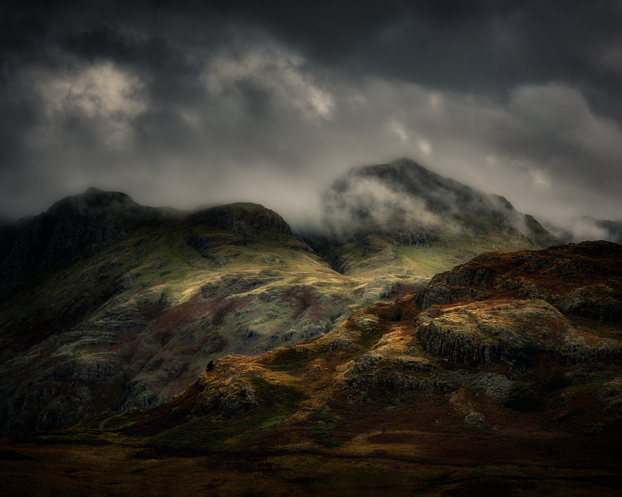 Nikon D800E + Nikon AF-S Nikkor 70-200mm F2.8G ED VR II sample photo. Langdale pikes photography
