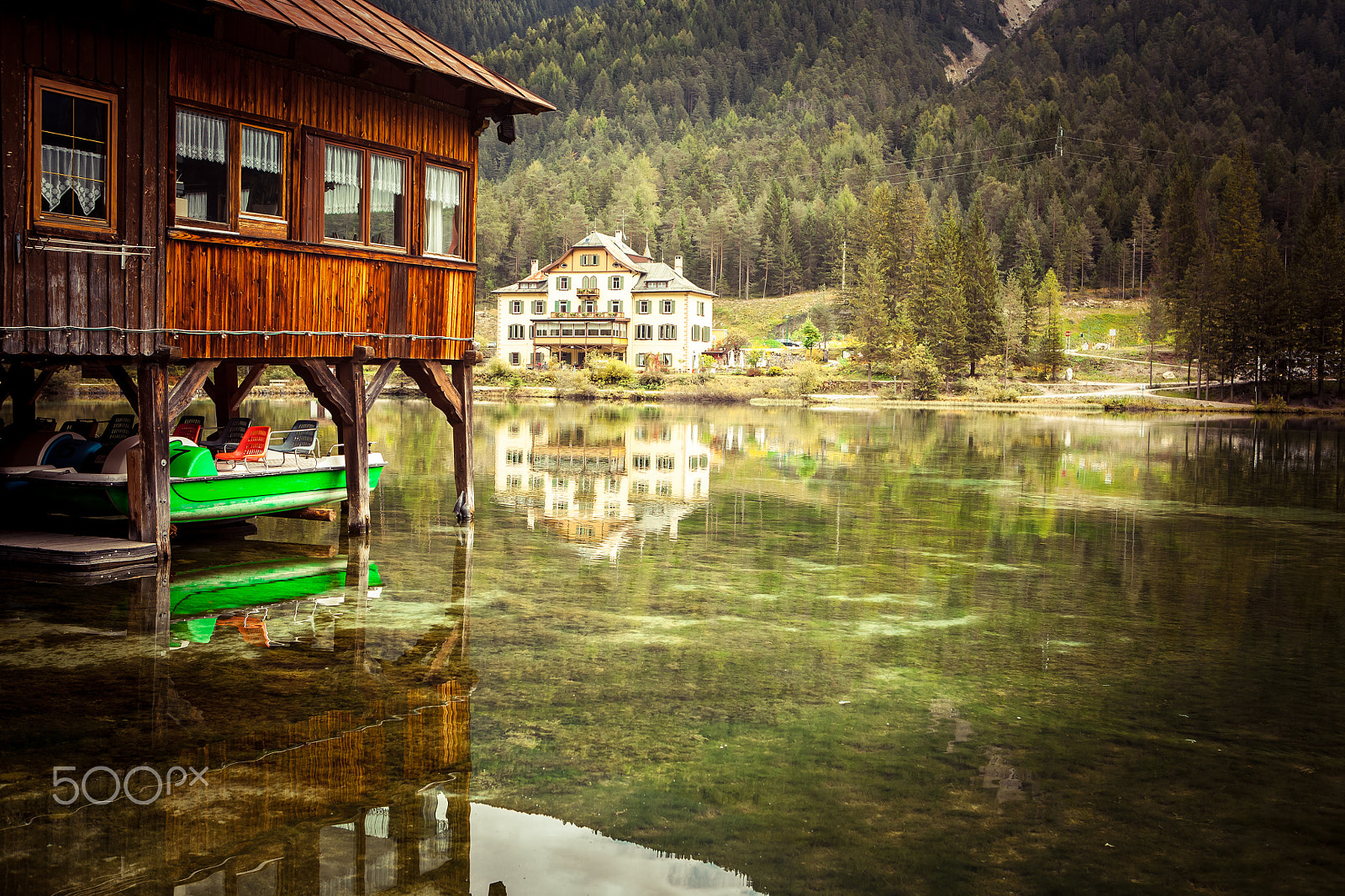 Canon EOS 5D + Canon EF 24-70mm F2.8L USM sample photo. Lago di dobiacco photography