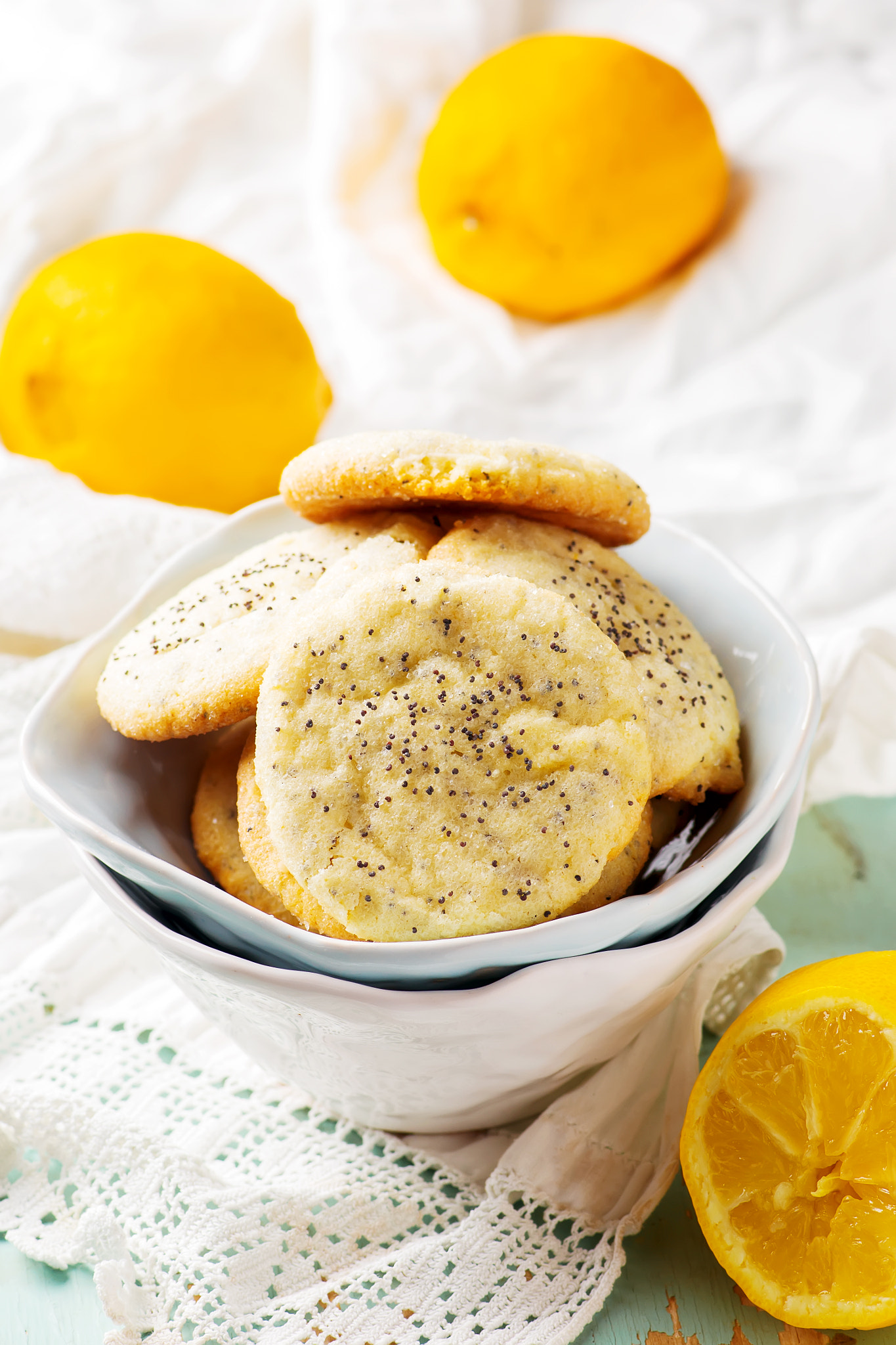 Nikon D3100 + Nikon AF-S Micro-Nikkor 105mm F2.8G IF-ED VR sample photo. Lemon and poppy seed cookies..style rustic photography