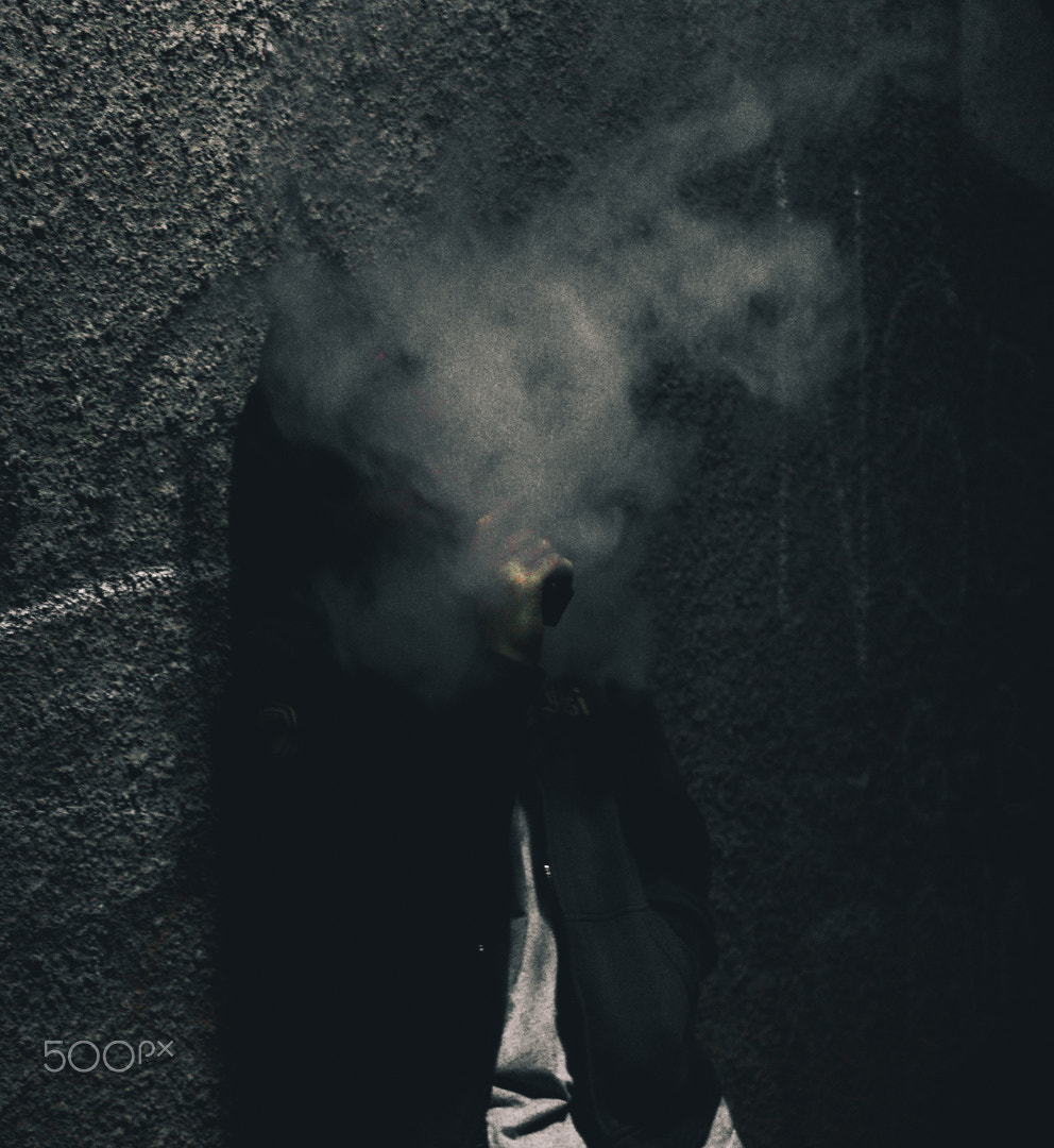 Canon EF-S 24mm F2.8 STM sample photo. Smoke photography