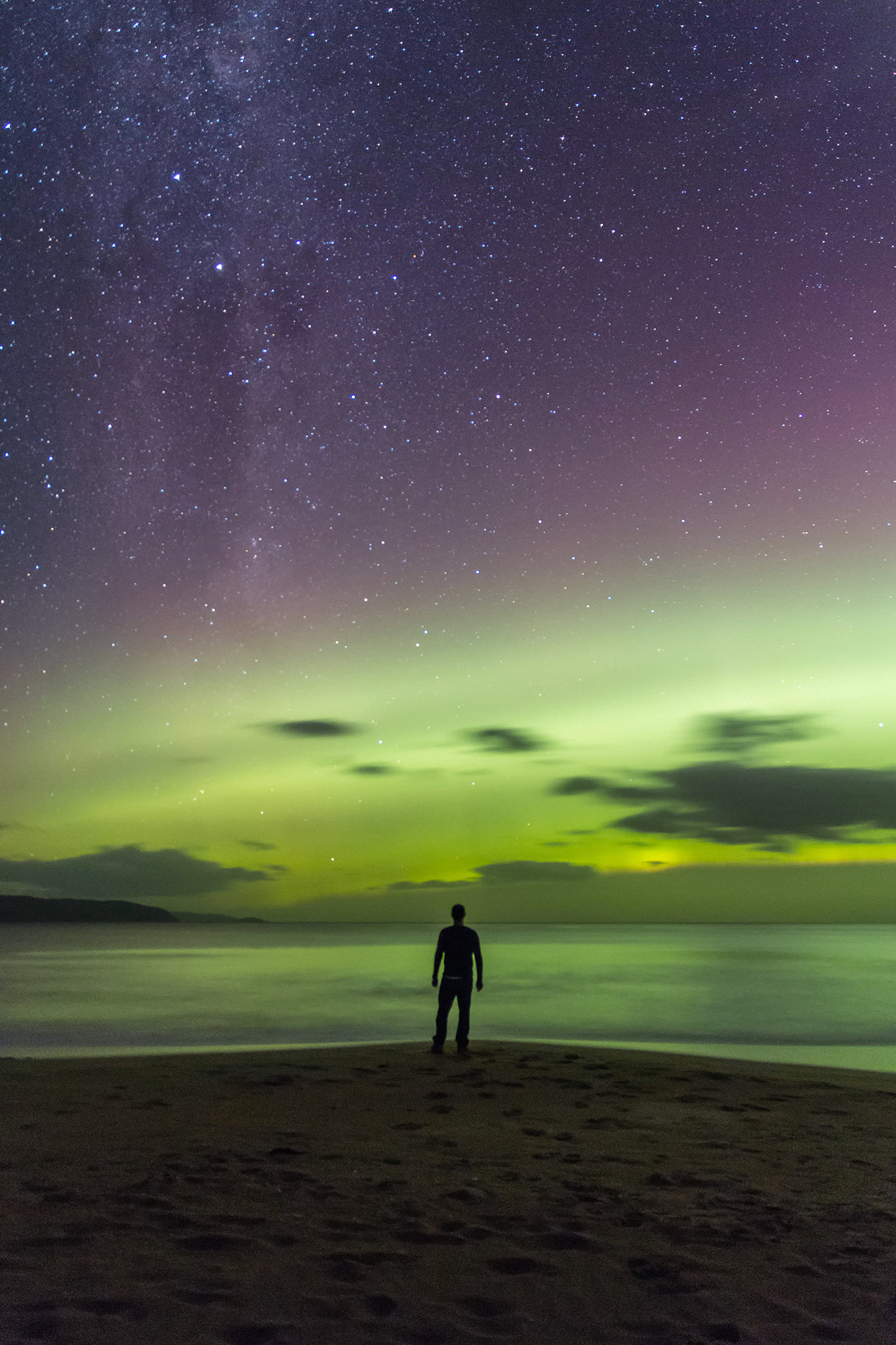 Canon EOS 70D + Sigma 17-70mm F2.8-4 DC Macro OS HSM sample photo. Southern lights - tasmania photography