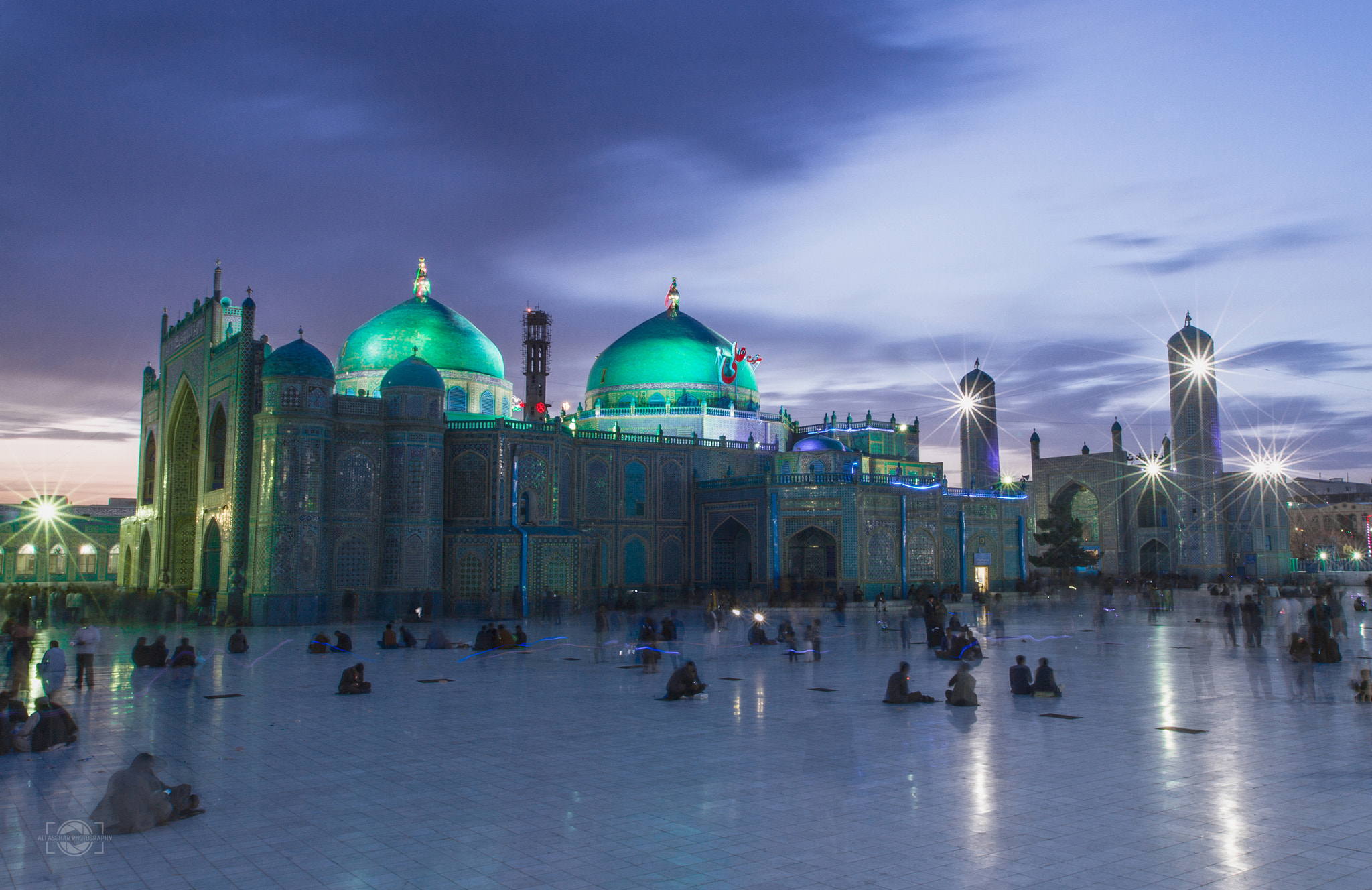 Canon EF 16-35mm F2.8L II USM sample photo. Blue mosque - mazar-e-sharif photography