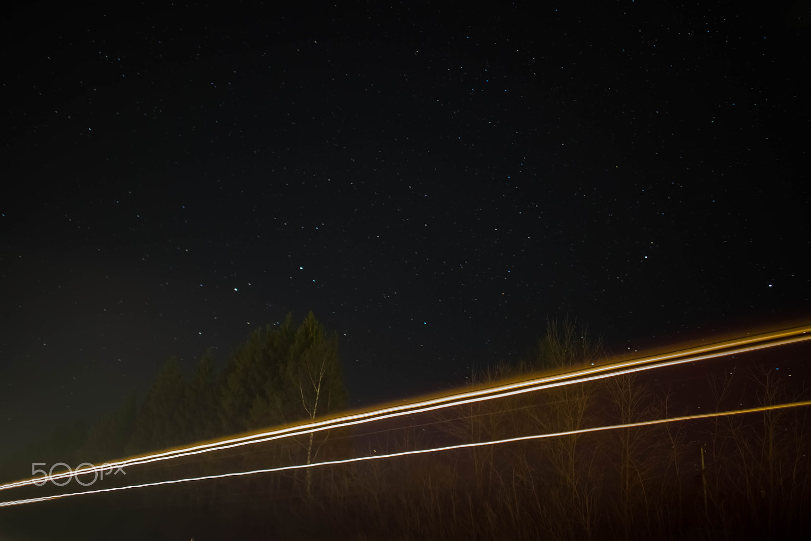 Canon EOS M + Canon EF-M 22mm F2 STM sample photo. Night on the road. photography