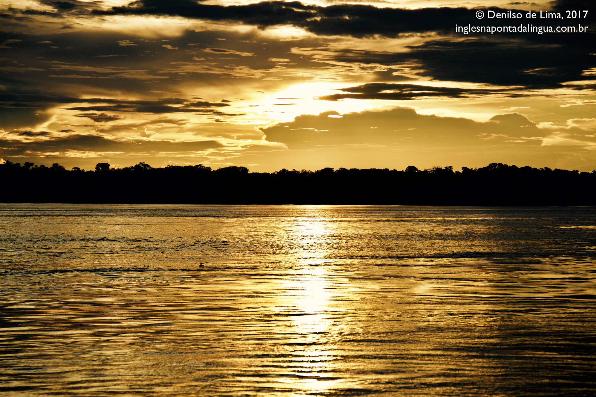 Canon EF-S 18-135mm F3.5-5.6 IS sample photo. Golden sunset in rio madeira photography