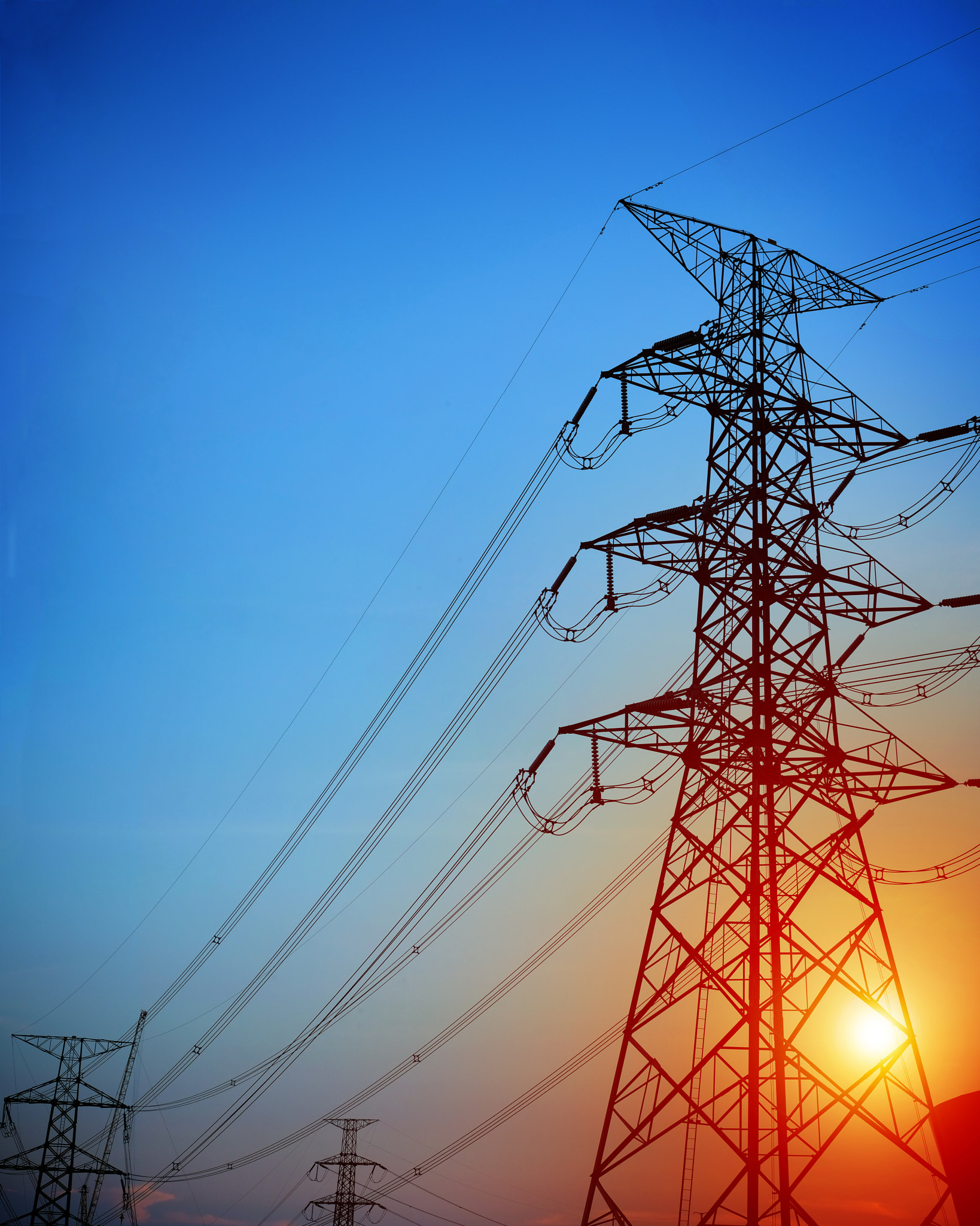 Fujifilm X-T20 sample photo. High voltage post.high-voltage tower sky background. photography