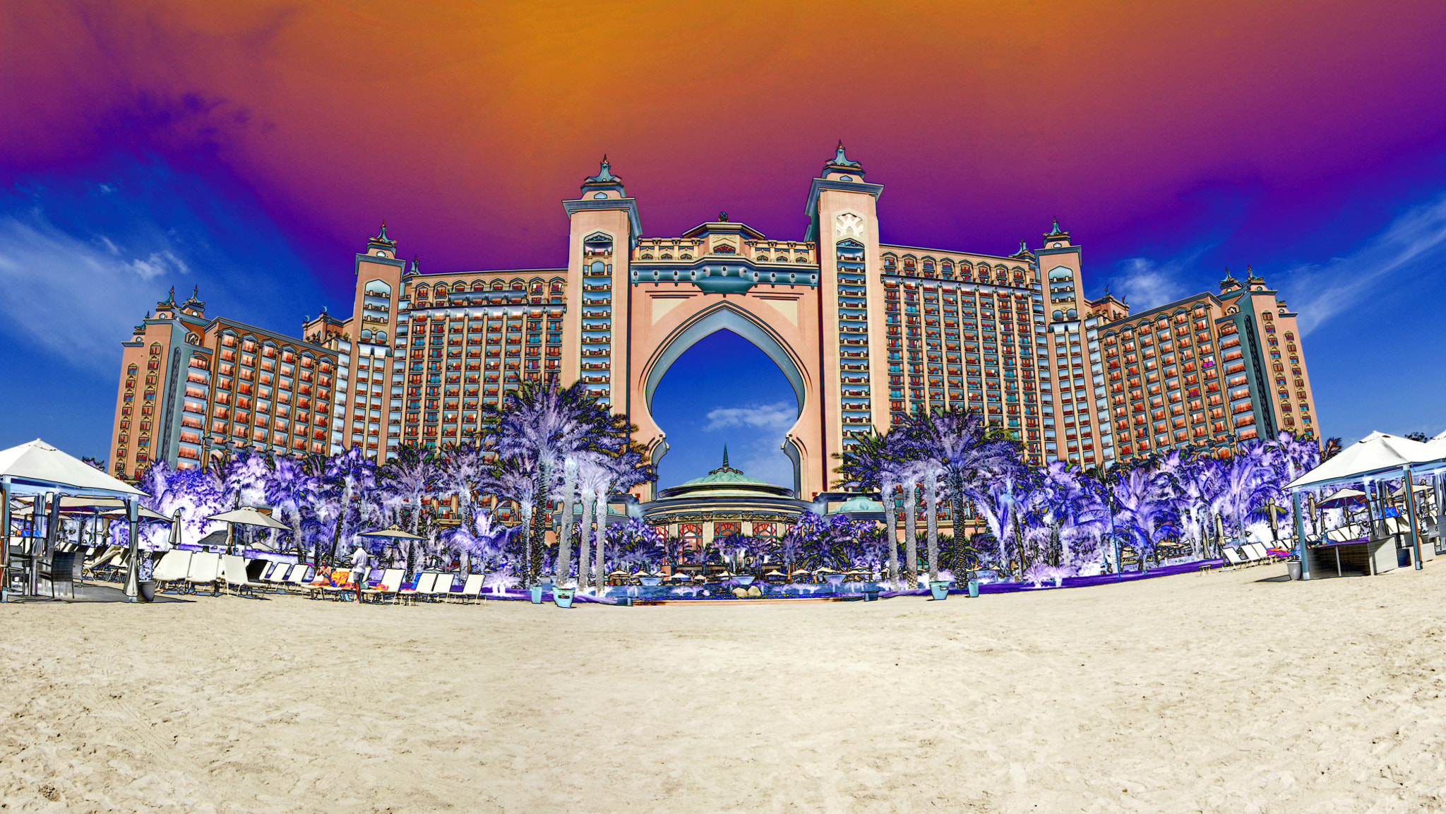Canon EF-S 10-22mm F3.5-4.5 USM sample photo. Atlantis, the palm photography