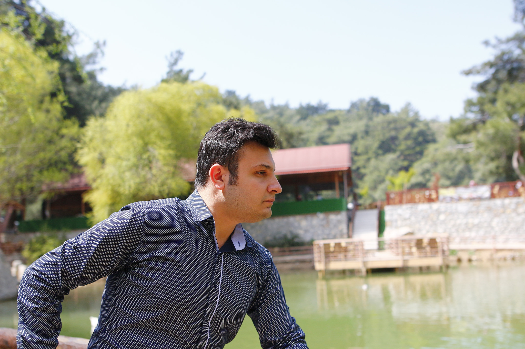 Sigma 24mm F1.4 DG HSM Art sample photo. Thoughtful man photography