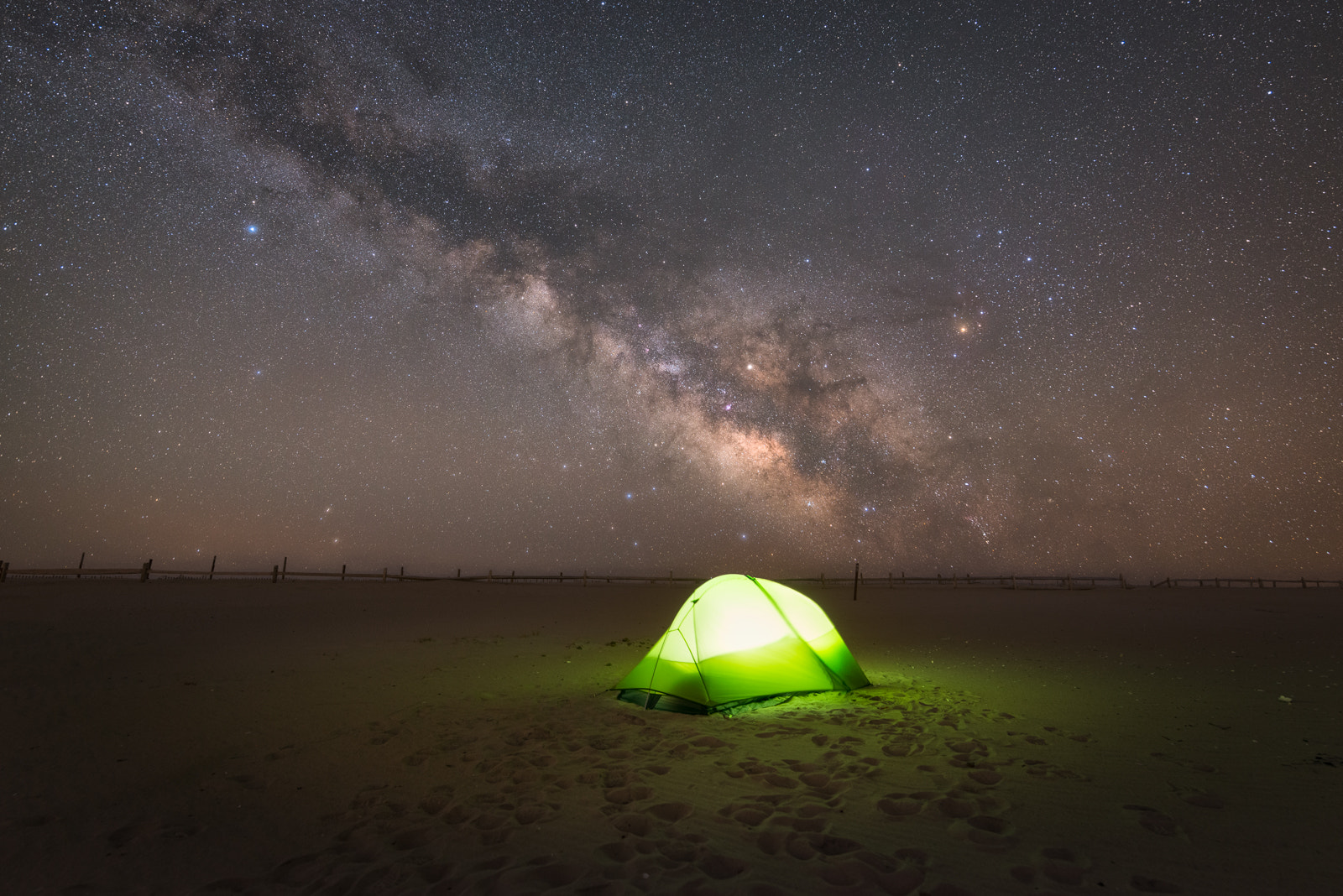 Nikon D800 sample photo. Camping under the stars photography