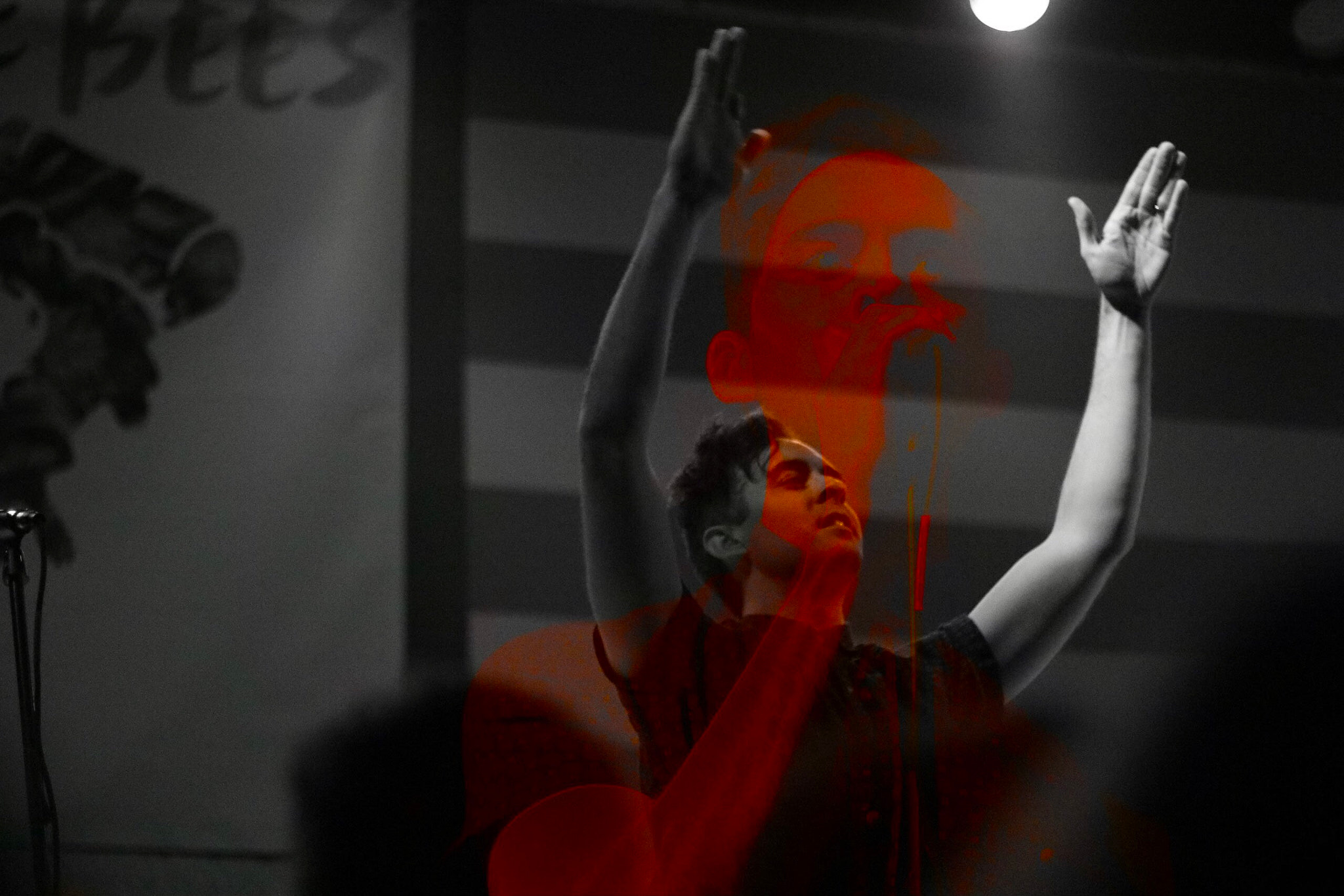 Canon EOS 750D (EOS Rebel T6i / EOS Kiss X8i) sample photo. Double exposure of me like bees performing in lawrence, ks, on march 28. photography