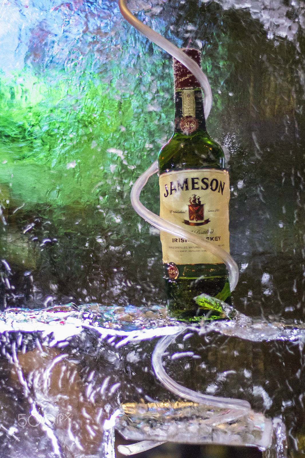 Canon EOS 80D + Canon EF 50mm F1.4 USM sample photo. Ice cold frozen whiskey photography