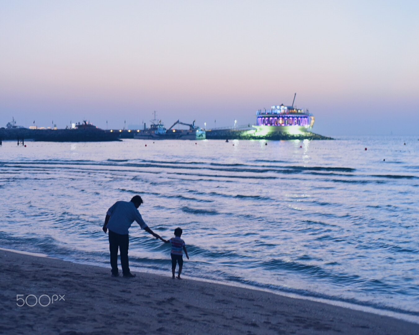 Nikon D750 sample photo. Dubai public beach photography
