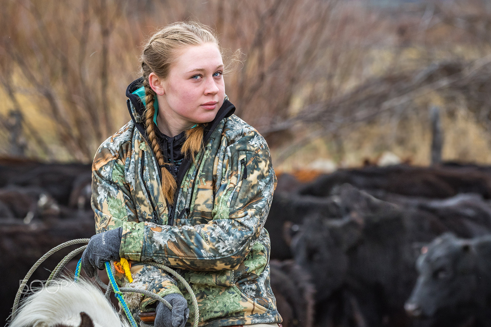 Canon EF 70-200mm F2.8L IS II USM sample photo. Cowgirl: the look photography