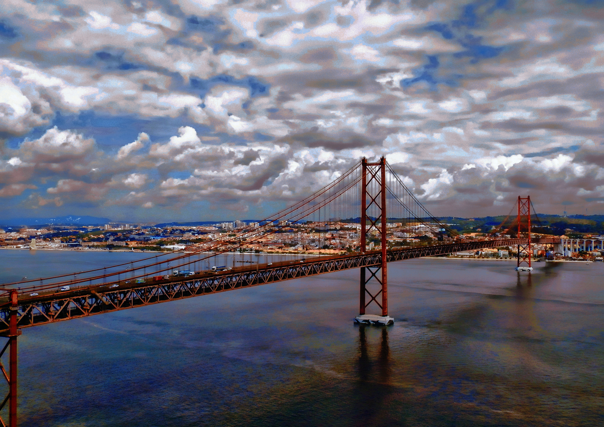 Olympus SP-620UZ sample photo. Ponte sobre o tejo photography