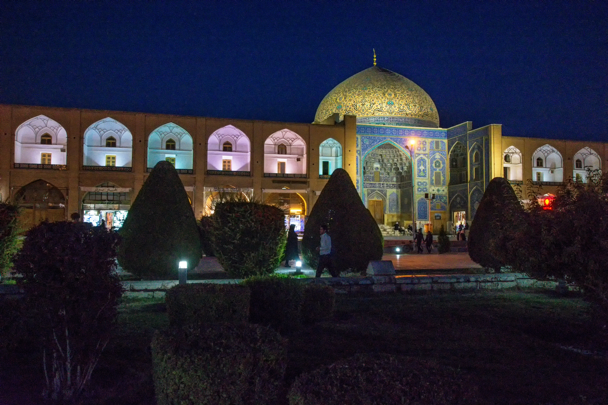 Nikon D7200 + Sigma 10-20mm F3.5 EX DC HSM sample photo. Naqsh-e jahan square by night photography