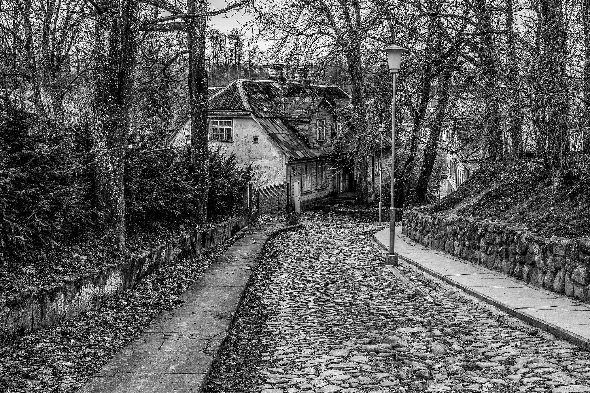 Pentax K-3 + Tamron SP AF 17-50mm F2.8 XR Di II LD Aspherical (IF) sample photo. An old street in talsi, latvia photography
