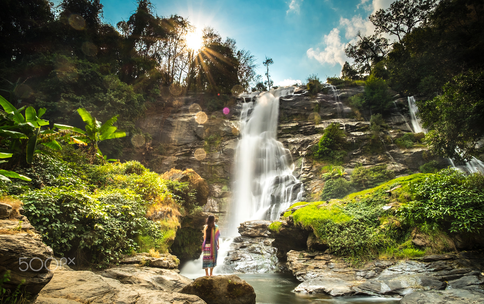 Fujifilm X-E2 sample photo. Wachirathan waterfall photography