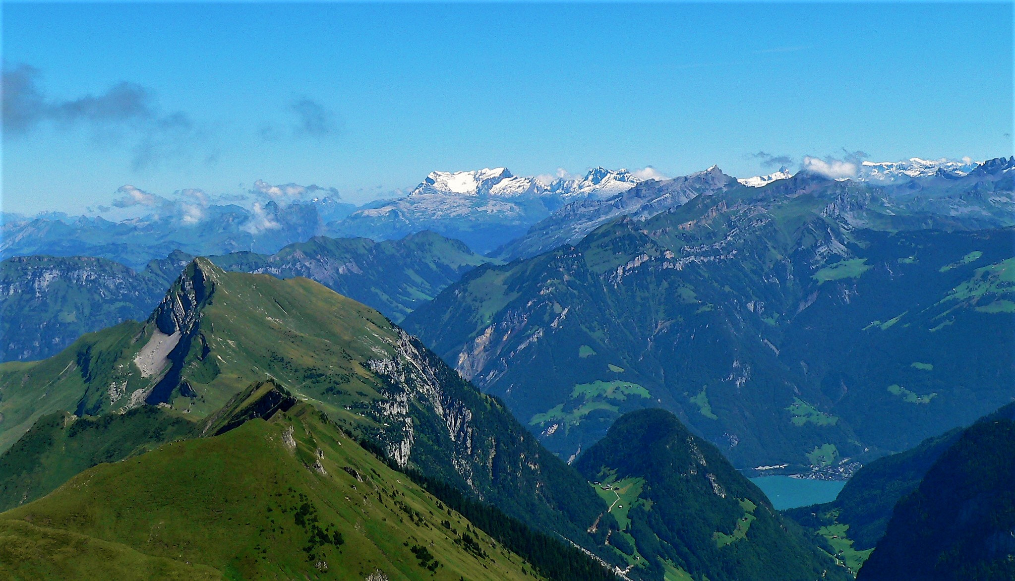 Panasonic DMC-FZ20 sample photo. View over the alpes, switzerland photography