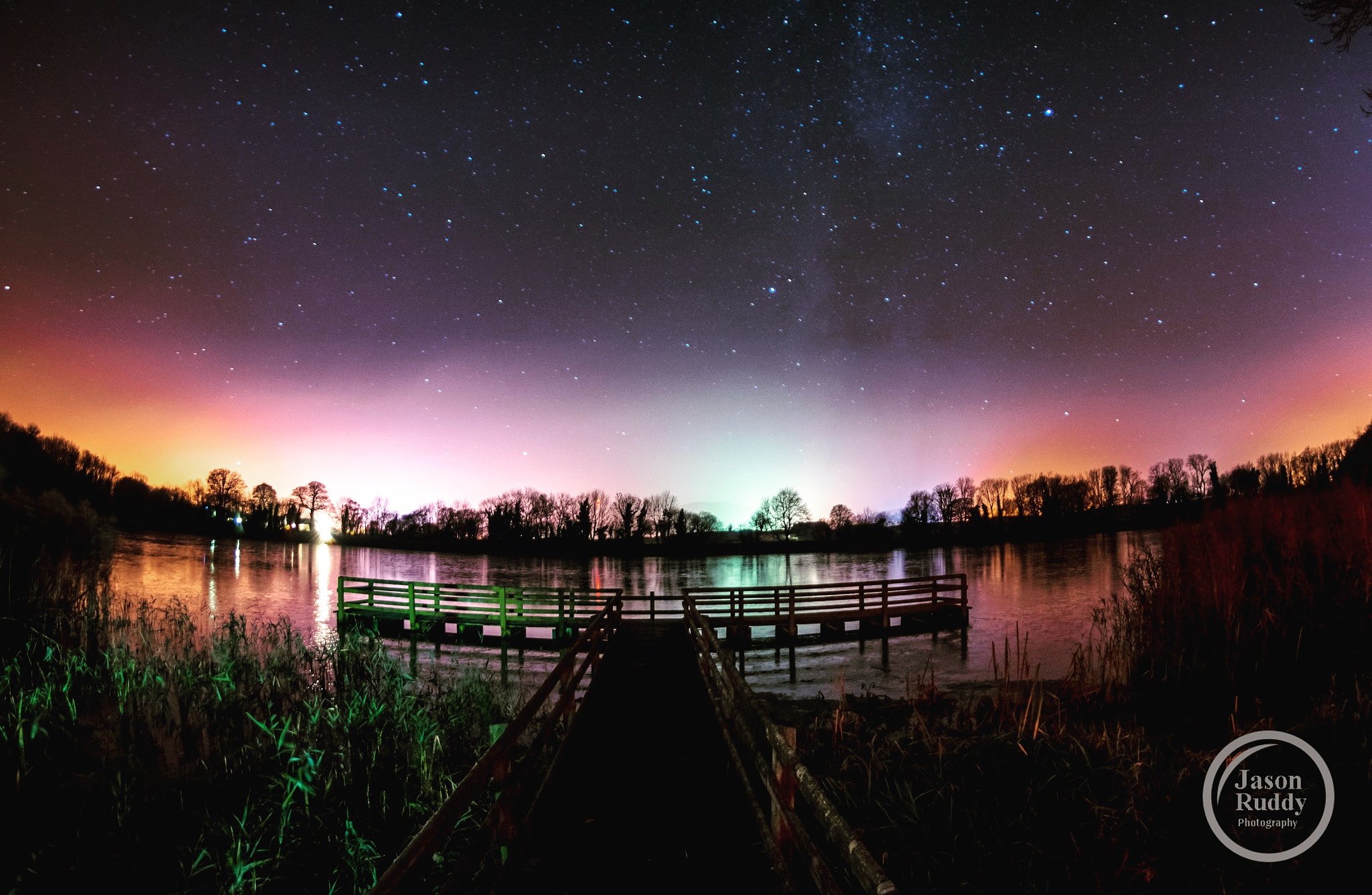 Samyang 8mm F3.5 Aspherical IF MC Fisheye sample photo. Stars over donaghaguy waterworks warrenpoint co down northern ireland photography