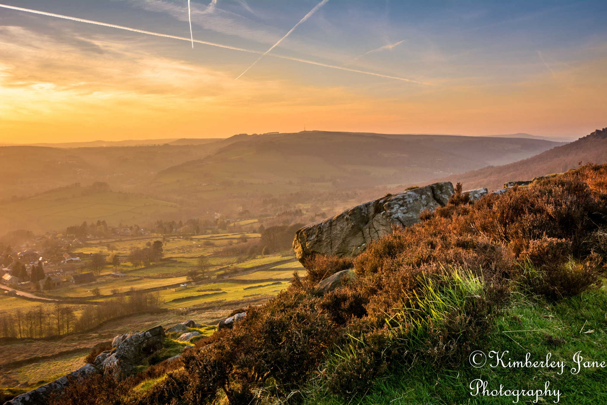 Nikon D7100 + Nikon AF-S DX Nikkor 10-24mm F3-5-4.5G ED sample photo. Sunset baslow edge photography