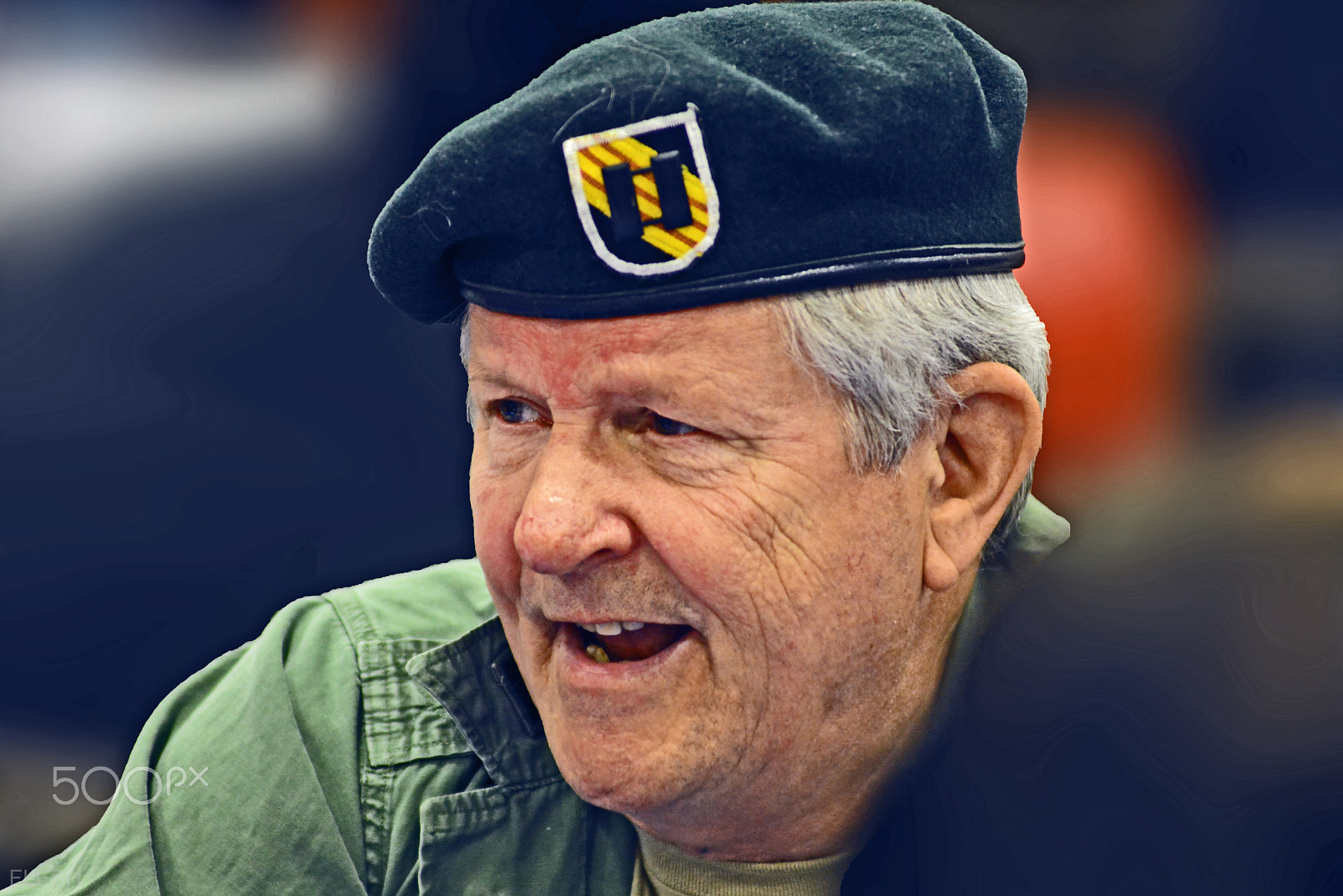 Nikon AF-Nikkor 80-200mm F2.8D ED sample photo. Veteran of war army photography