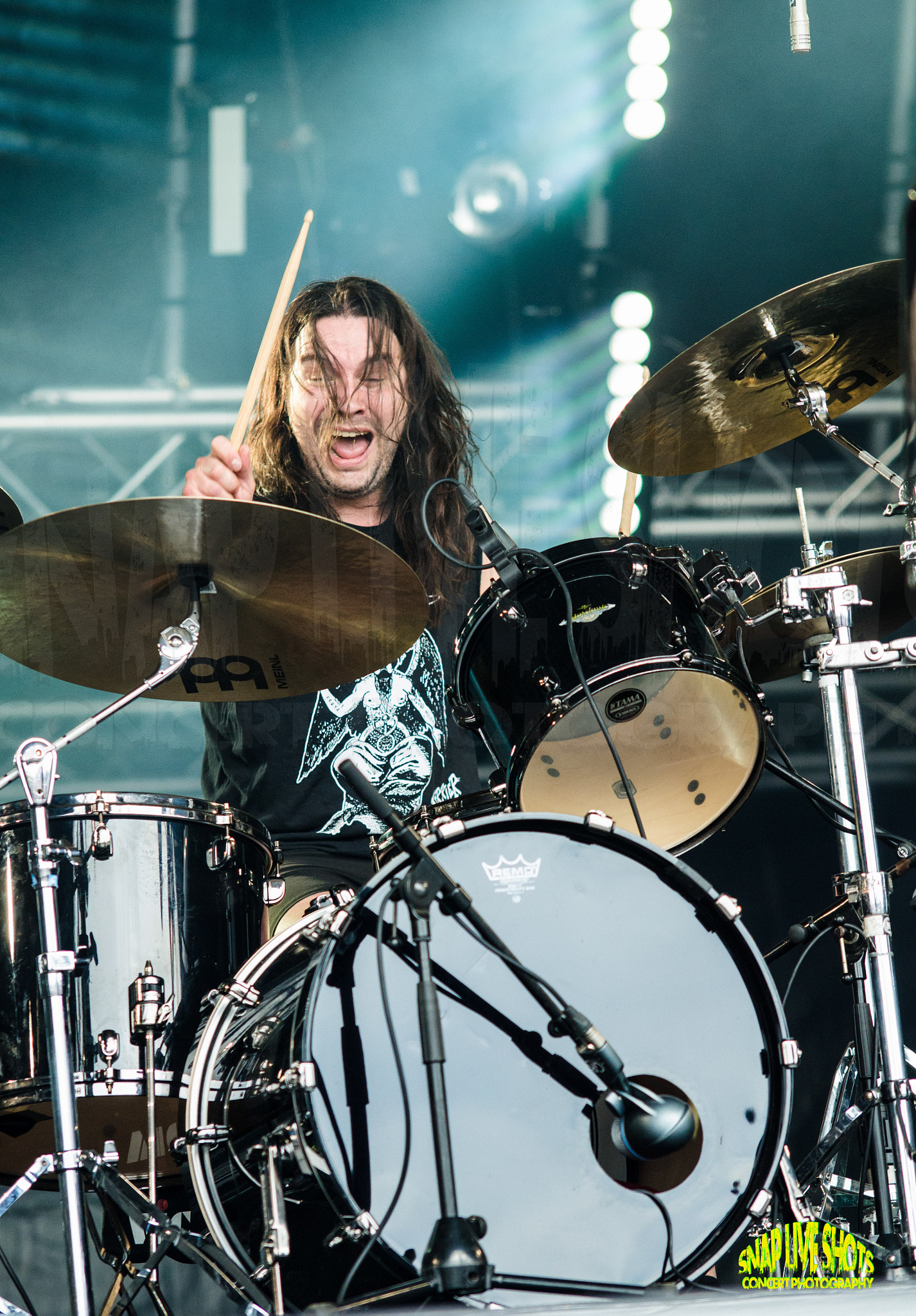 Sigma 70-200mm F2.8 EX DG Macro HSM II sample photo. All pigs must die @ hellfest 2016 photography
