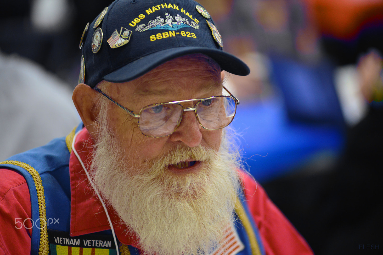 Nikon AF-Nikkor 80-200mm F2.8D ED sample photo. Veteran of war navy photography