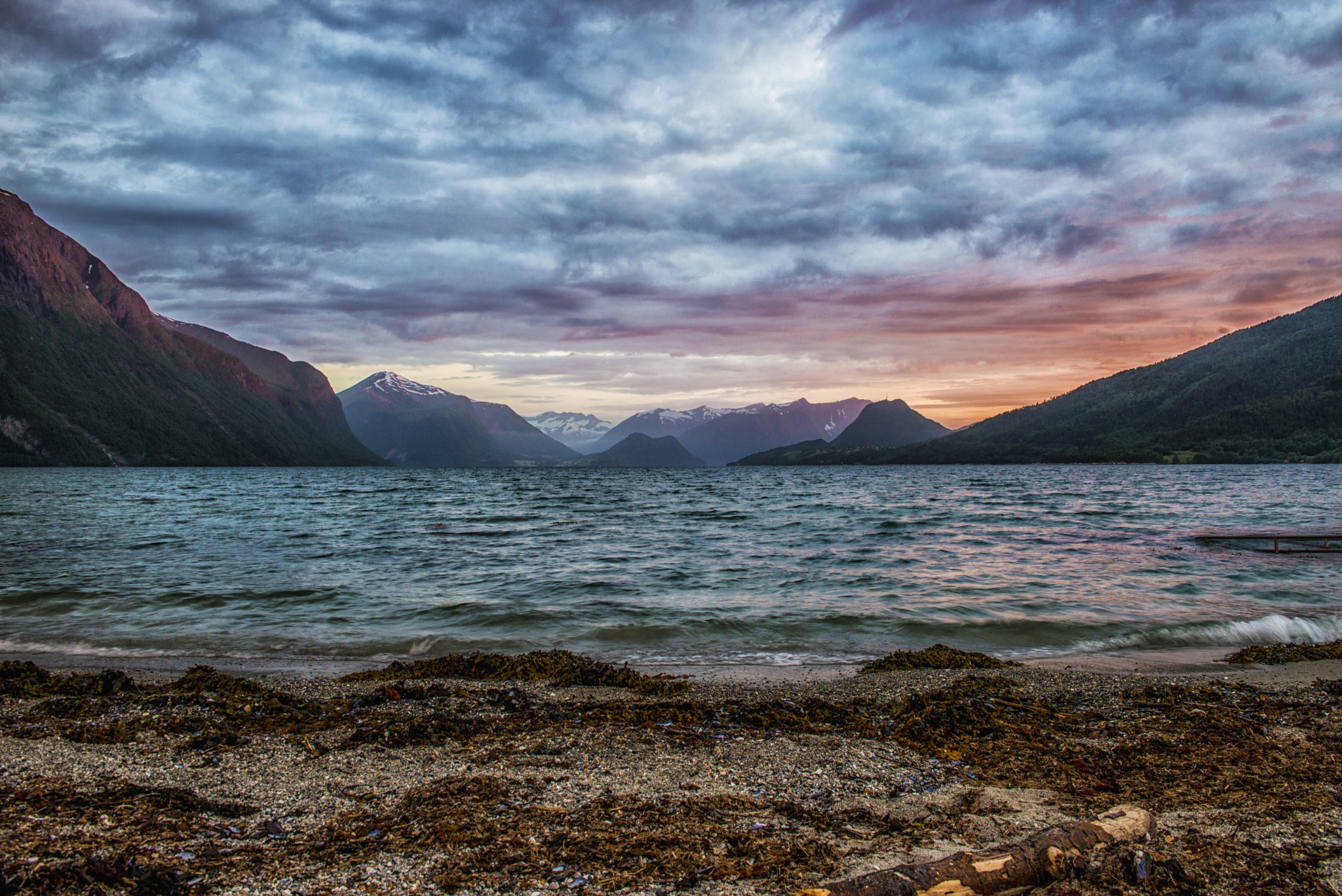 Nikon AF-S Nikkor 24-70mm F2.8G ED sample photo. Midnight sunset in norway photography