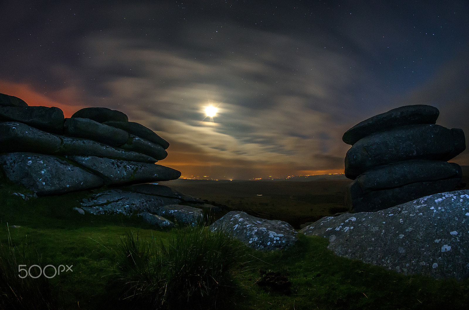 Nikon D5100 sample photo. Night at cheesewring, bodmin moor, cornwall, uk. photography