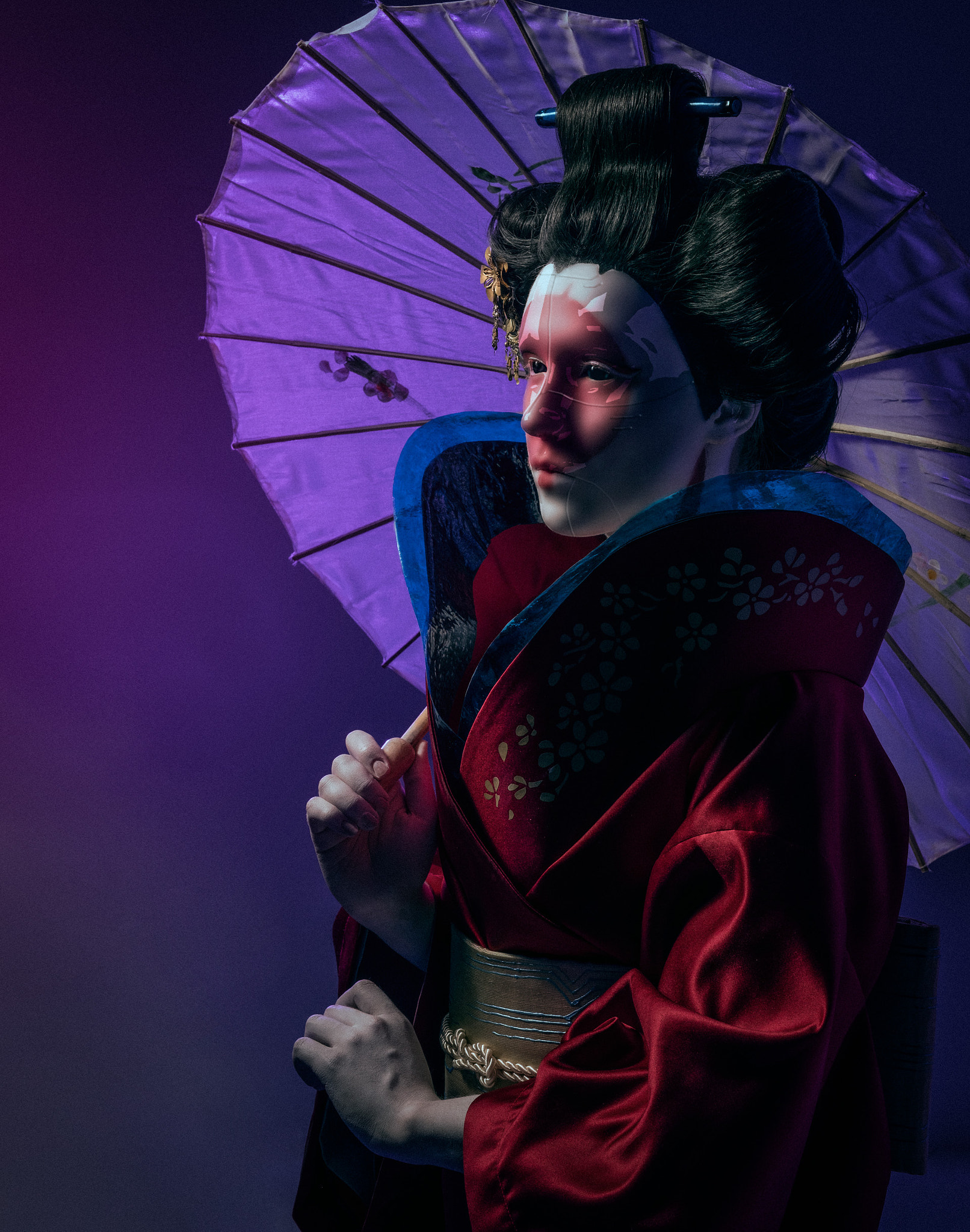 Fujifilm XF 56mm F1.2 R sample photo. Robot geisha, ghost in the shell photography