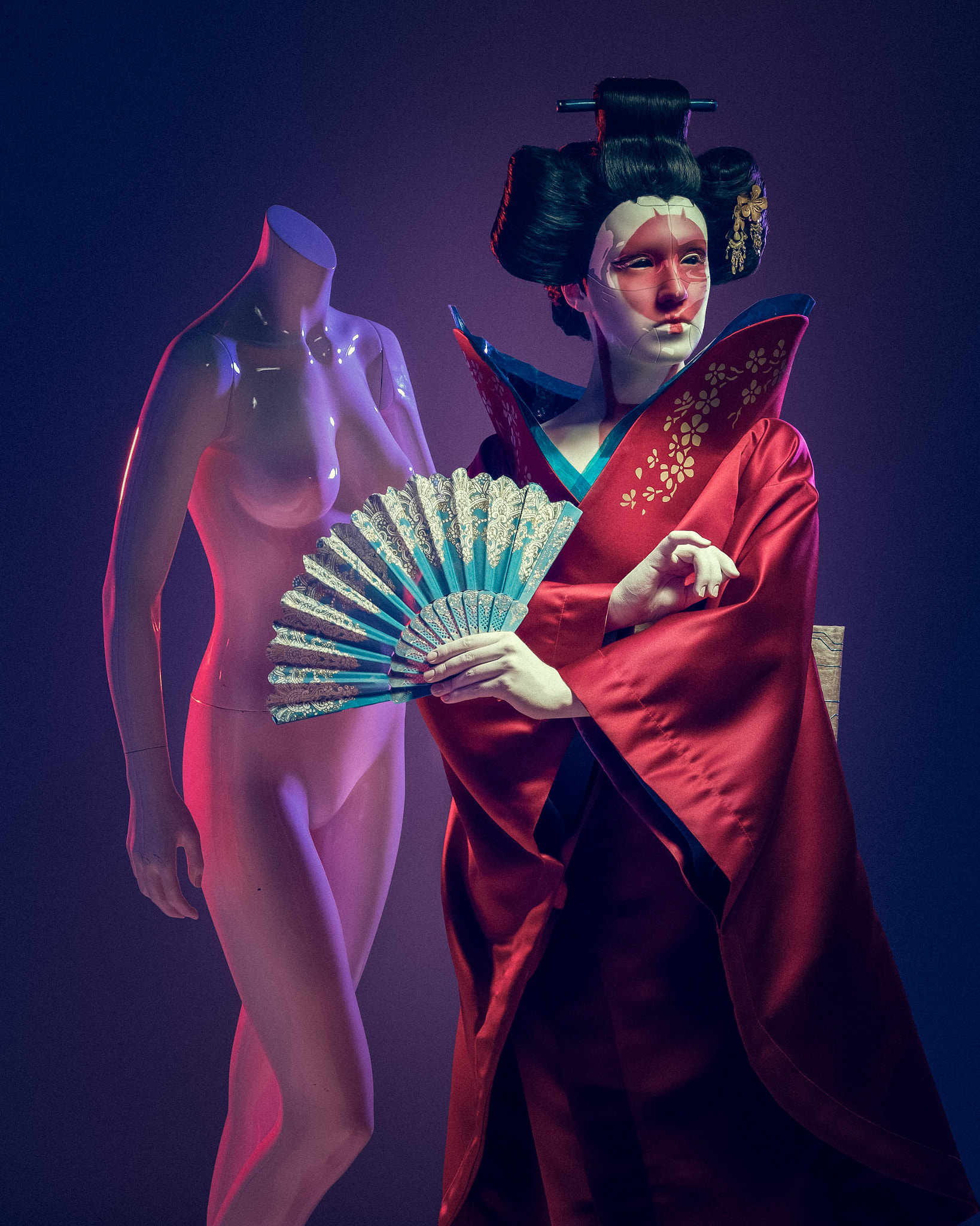 Fujifilm X-T2 + Fujifilm XF 56mm F1.2 R sample photo. Robot geisha, ghost in the shell photography