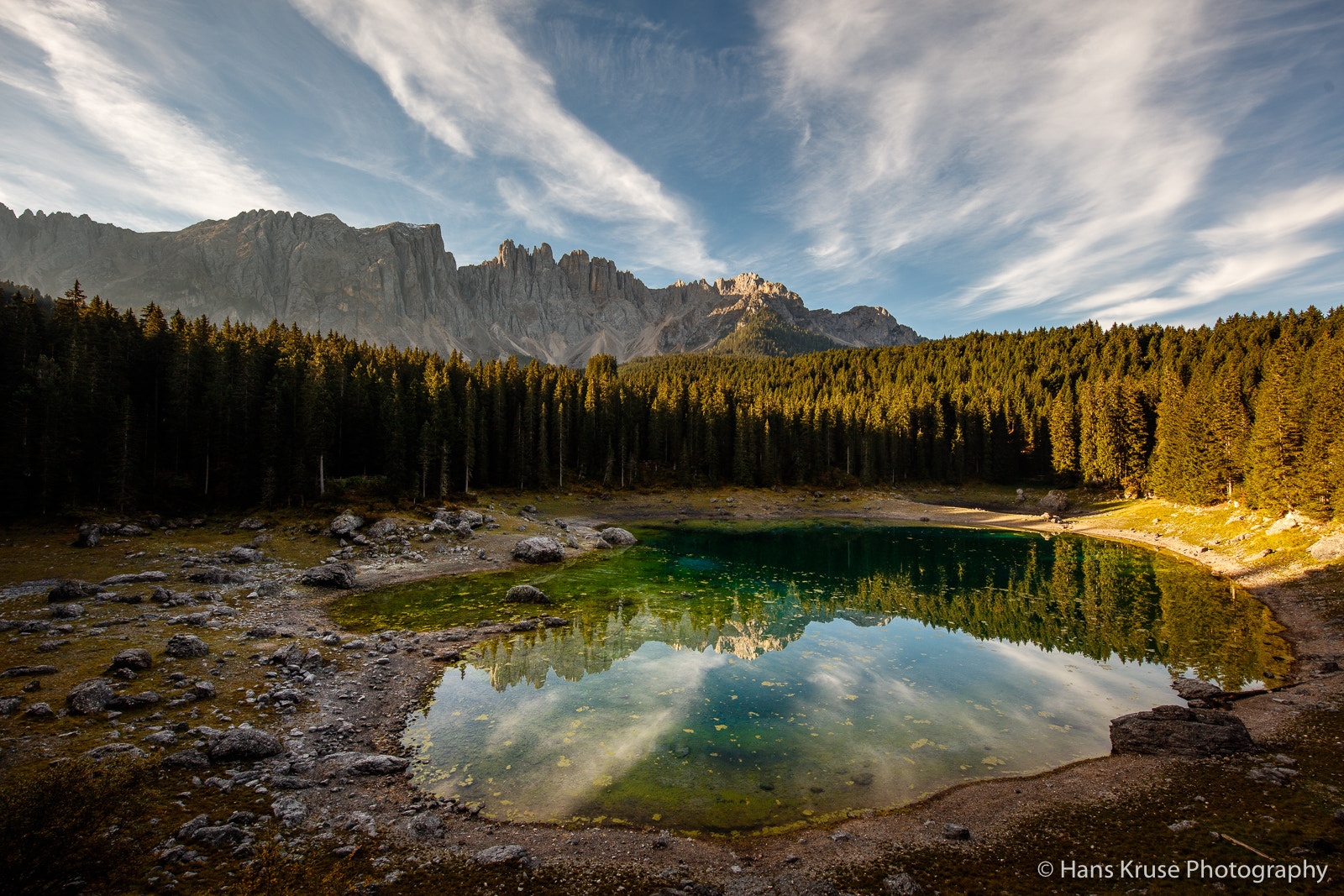 Canon EOS 5DS R sample photo. Lago di carezza in the morning light photography