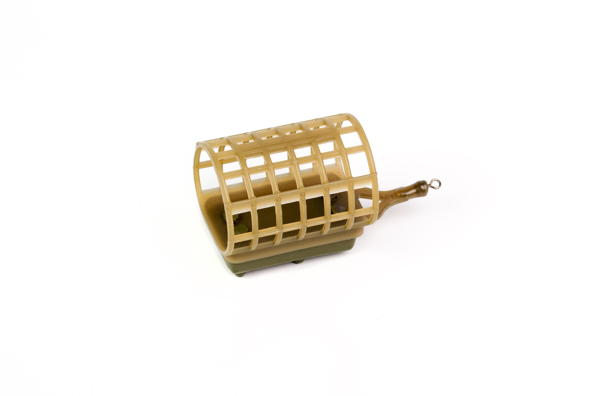 Canon EF-S 60mm F2.8 Macro USM sample photo. Many feeders for fishing on a white background photography