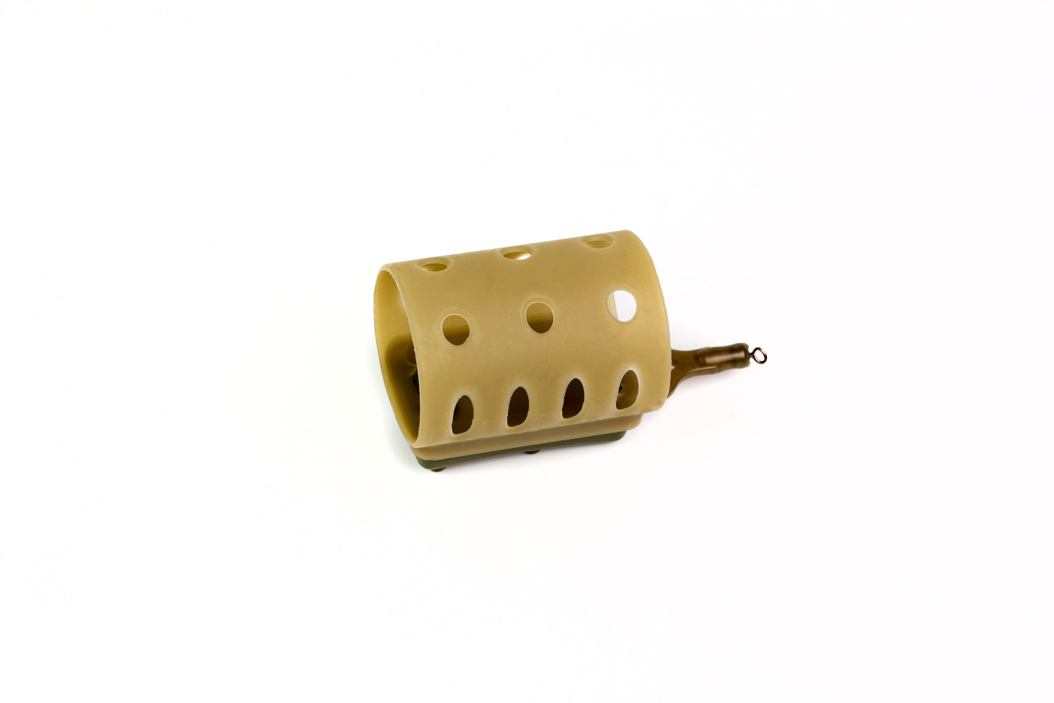 Canon EF-S 60mm F2.8 Macro USM sample photo. Many feeders for fishing on a white background photography