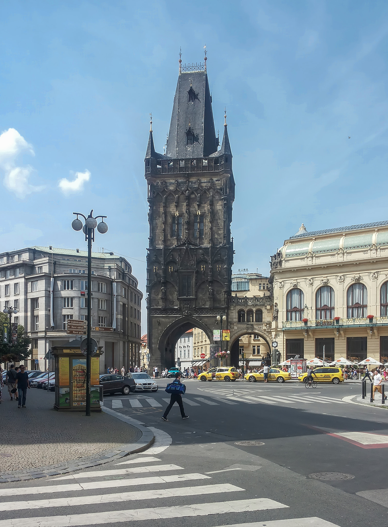 Samsung Galaxy S2 Plus sample photo. Powder tower (gate). prague photography
