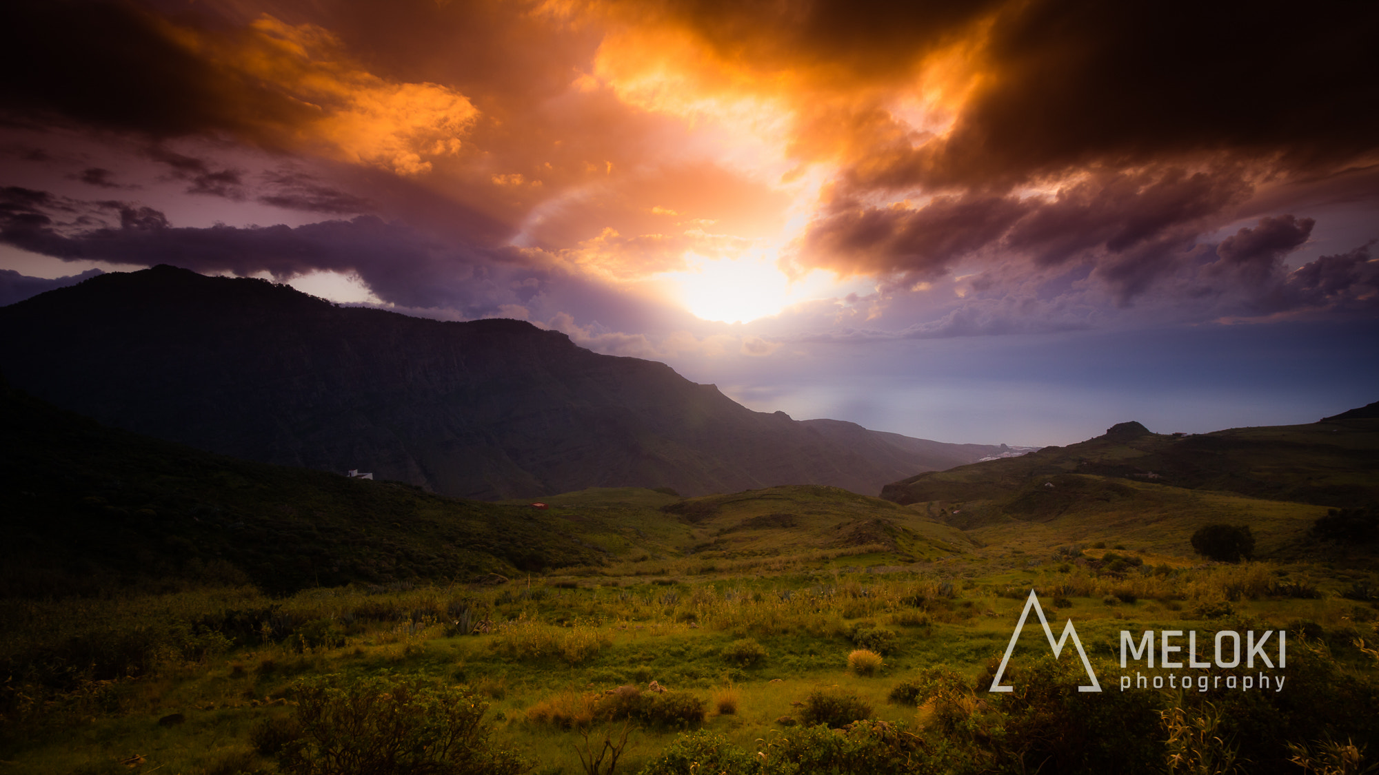 Canon EOS 60D sample photo. Sunset over tamadaba  photography