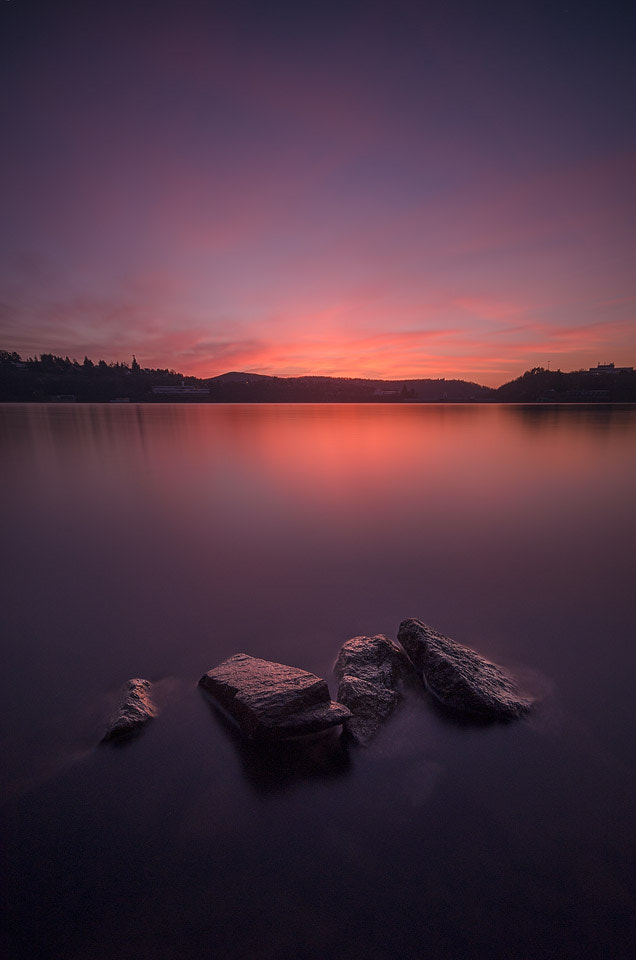 Nikon D7000 sample photo. Brno dam at dawn photography