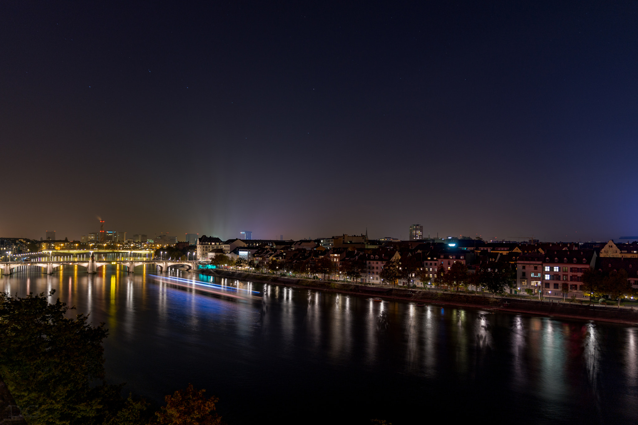 Sony a99 II sample photo. Basel bei nacht -  03 photography