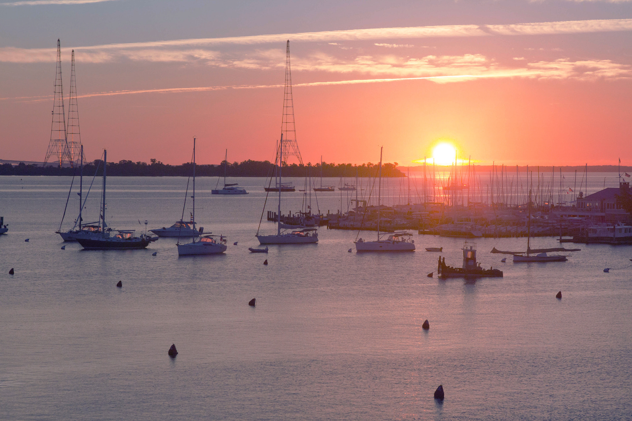 Canon EF 24-70mm F2.8L USM sample photo. Sunrise on the sails photography
