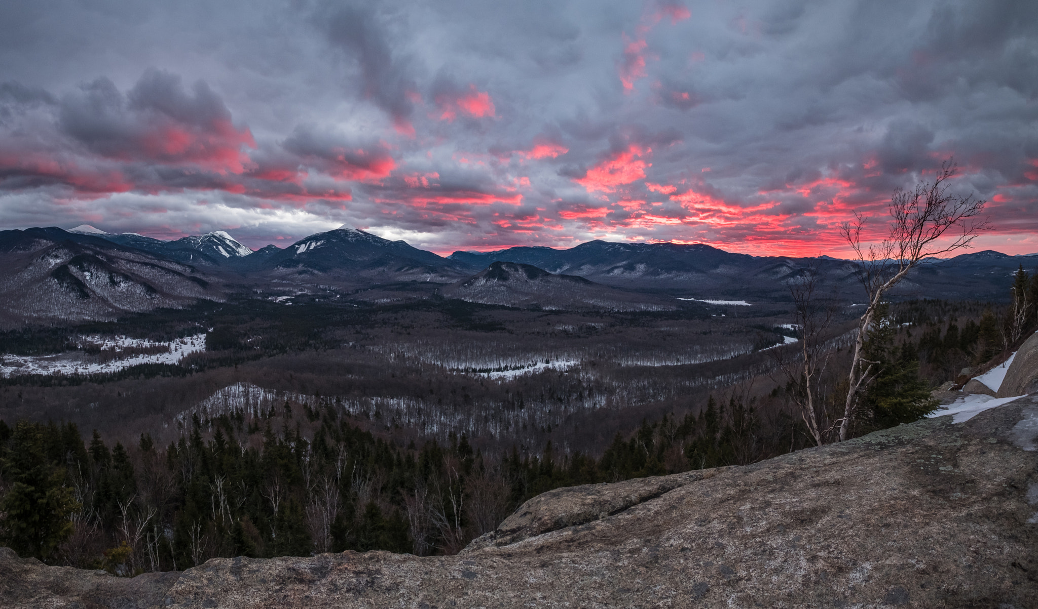 Fujifilm X-T2 sample photo. Winter sunset from mt. van hoevenberg photography