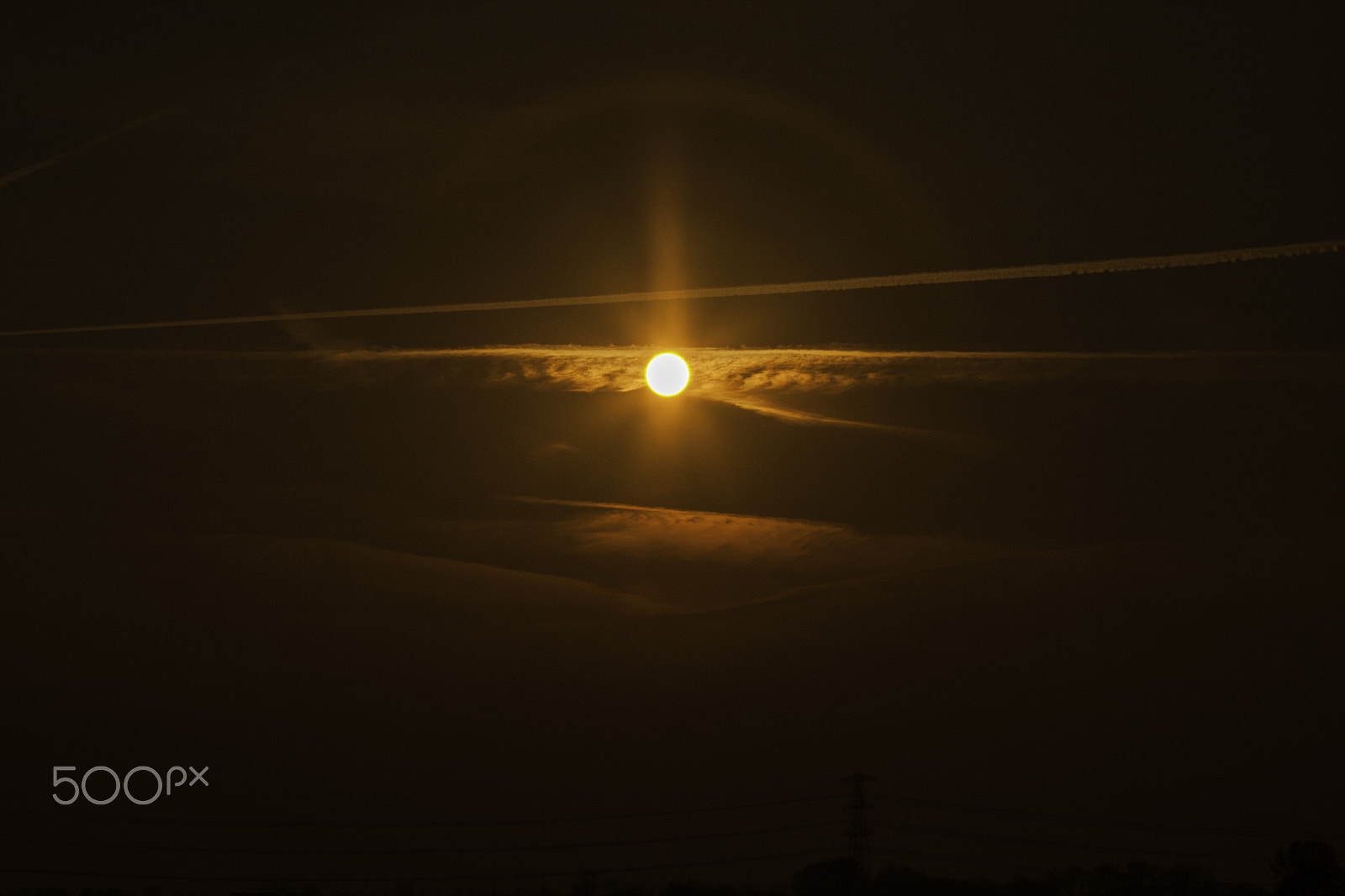 Canon EOS 40D sample photo. Sunset circle photography