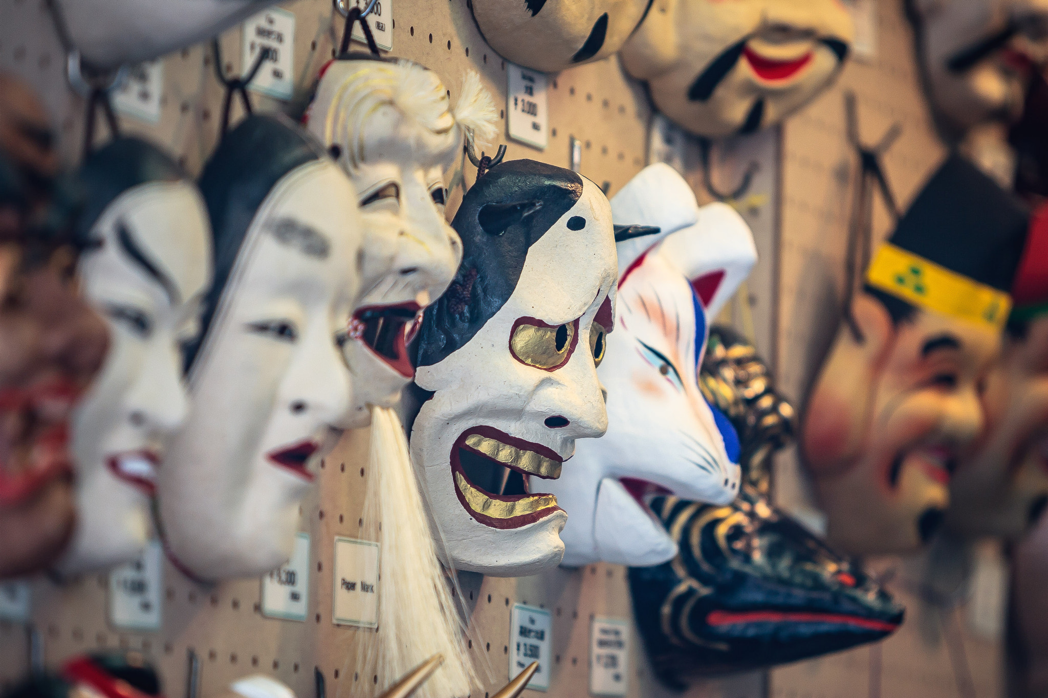 Canon EOS-1D Mark II sample photo. Masks photography