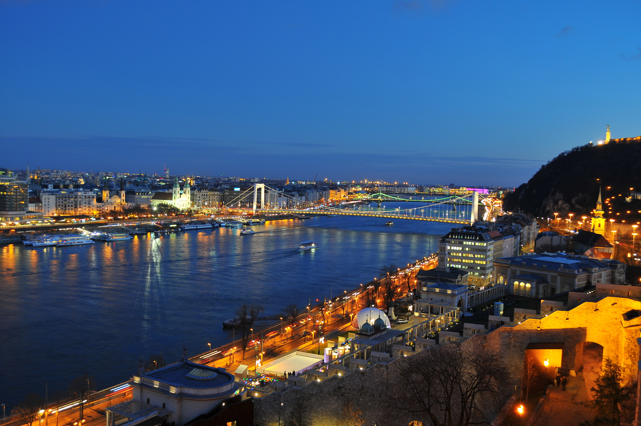 Nikon D300 sample photo. Budapest panoramic view photography