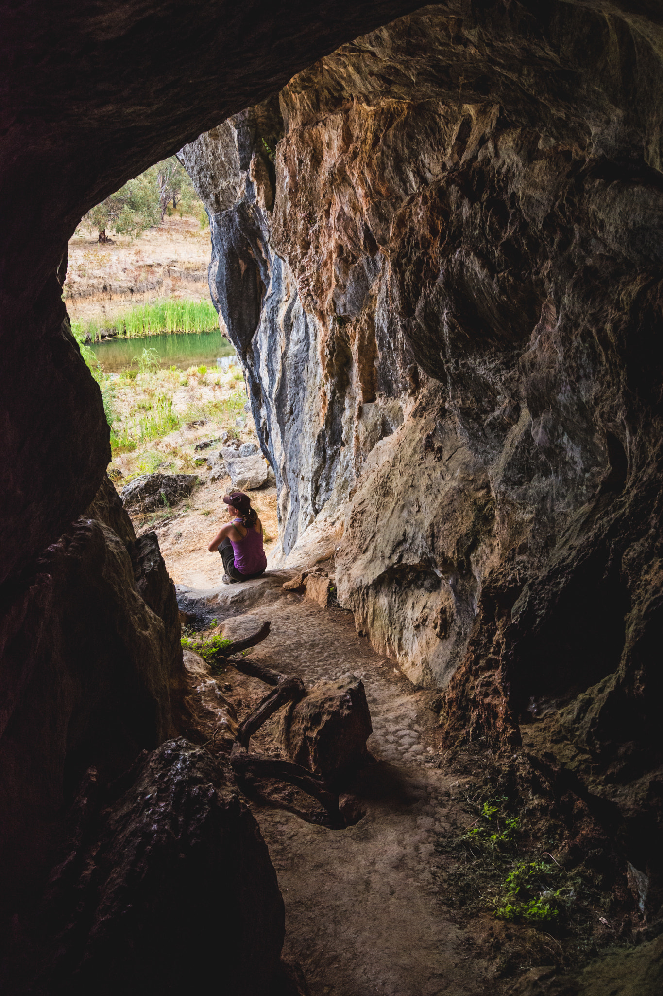 Nikon D7200 + Sigma 10-20mm F3.5 EX DC HSM sample photo. Looking out the side cave photography