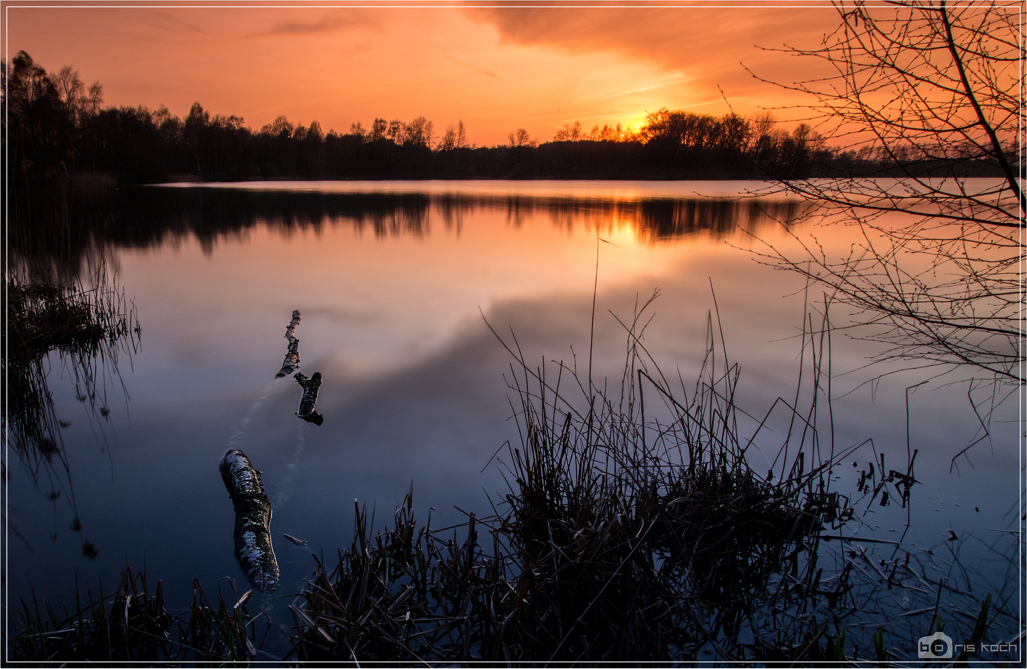 Canon EOS 760D (EOS Rebel T6s / EOS 8000D) sample photo. Sonnenuntergang am torfmoorsee photography