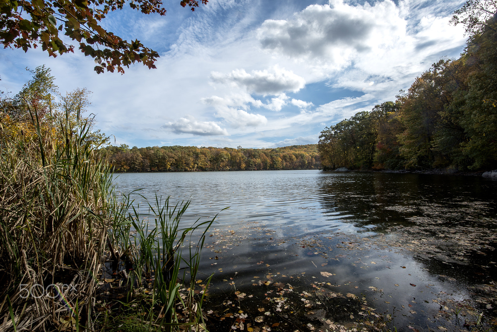 Nikon AF-S Nikkor 16-35mm F4G ED VR sample photo. Kinnelon reservoir photography