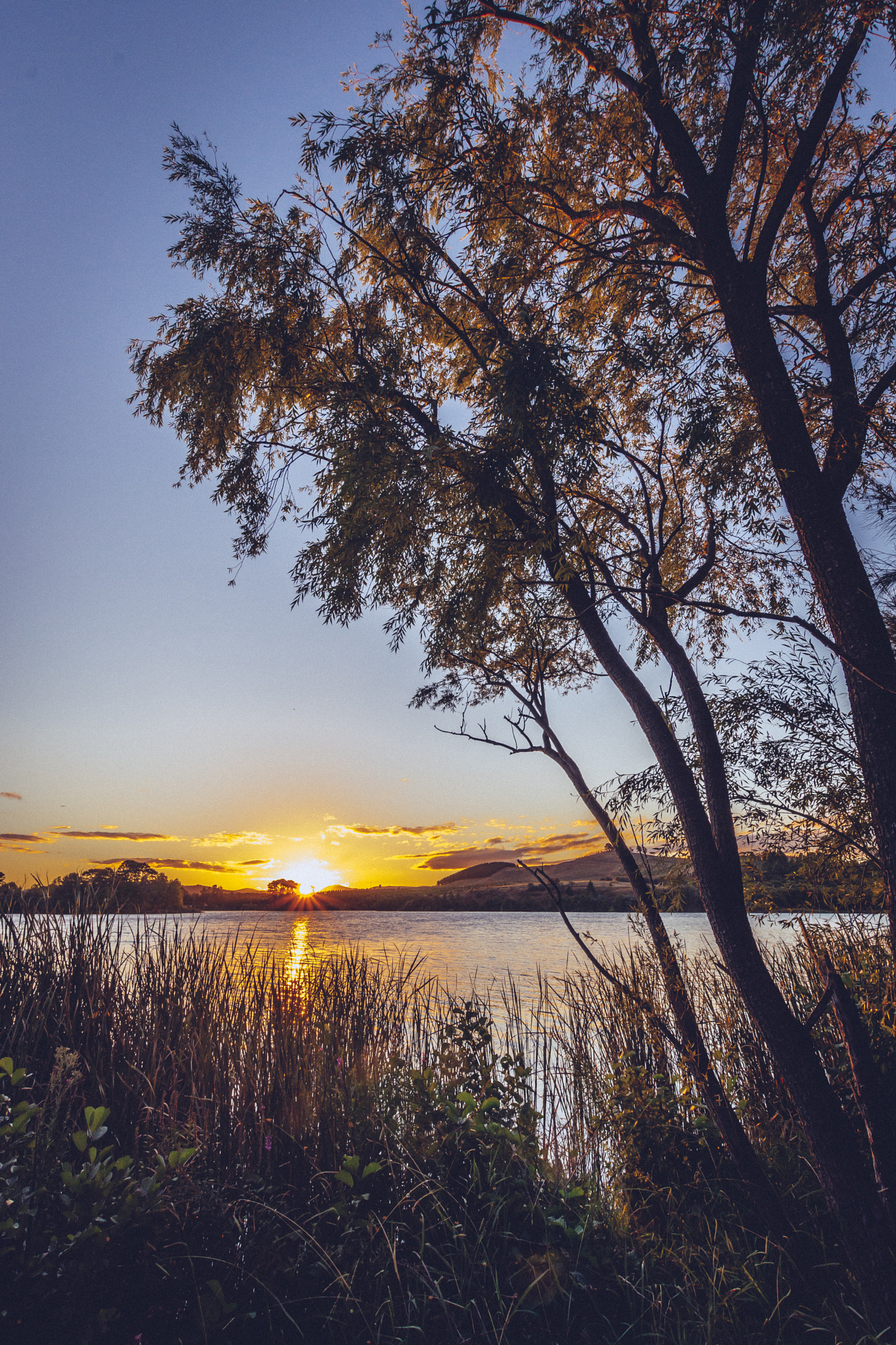 Nikon D7200 + Sigma 10-20mm F3.5 EX DC HSM sample photo. Sunset at the lake photography