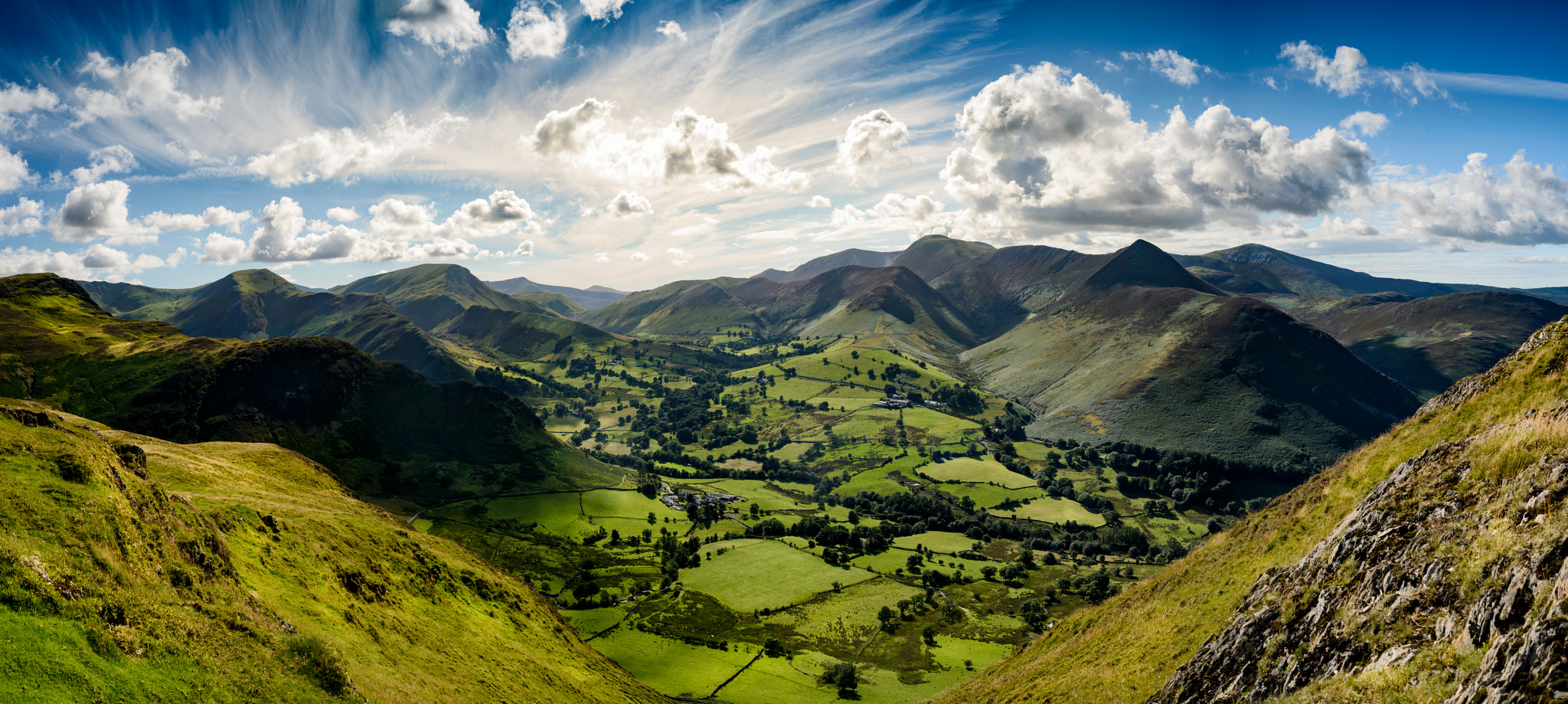 AF Nikkor 35mm f/2 sample photo. A view from catbells photography